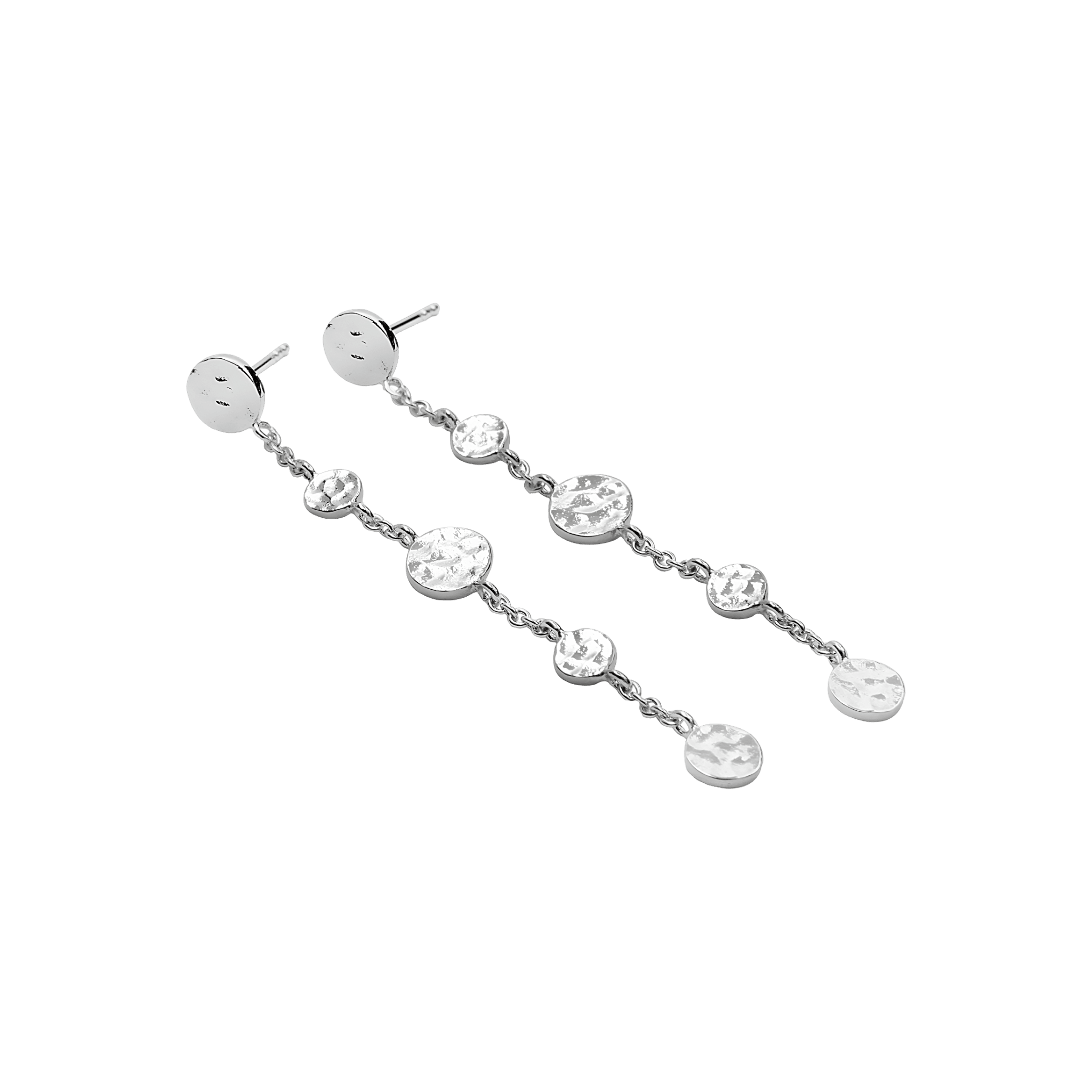 Pernille Corydon Ohrringe Dot, versilbert