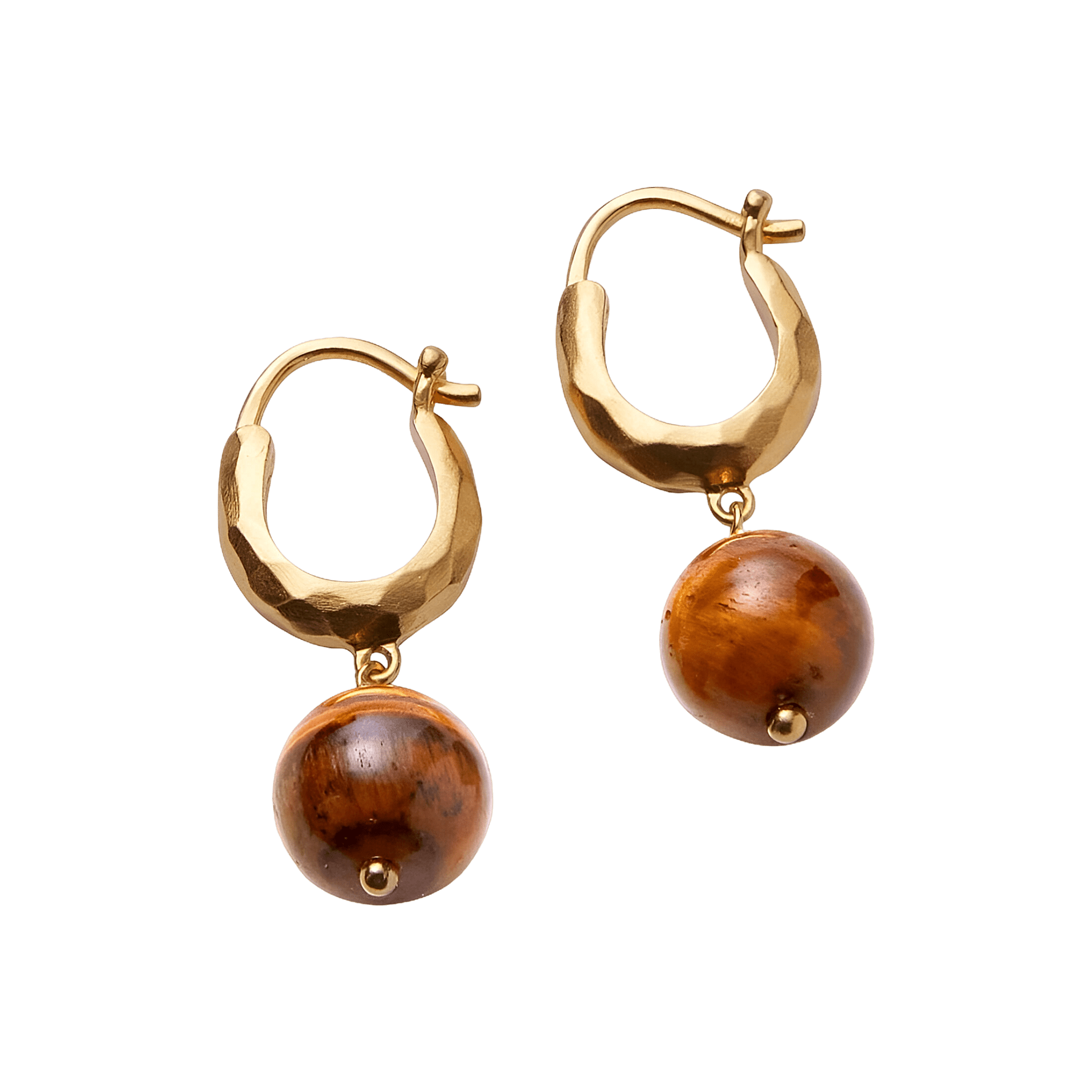 Pernille Corydon Ohrringe Earth, vergoldet
