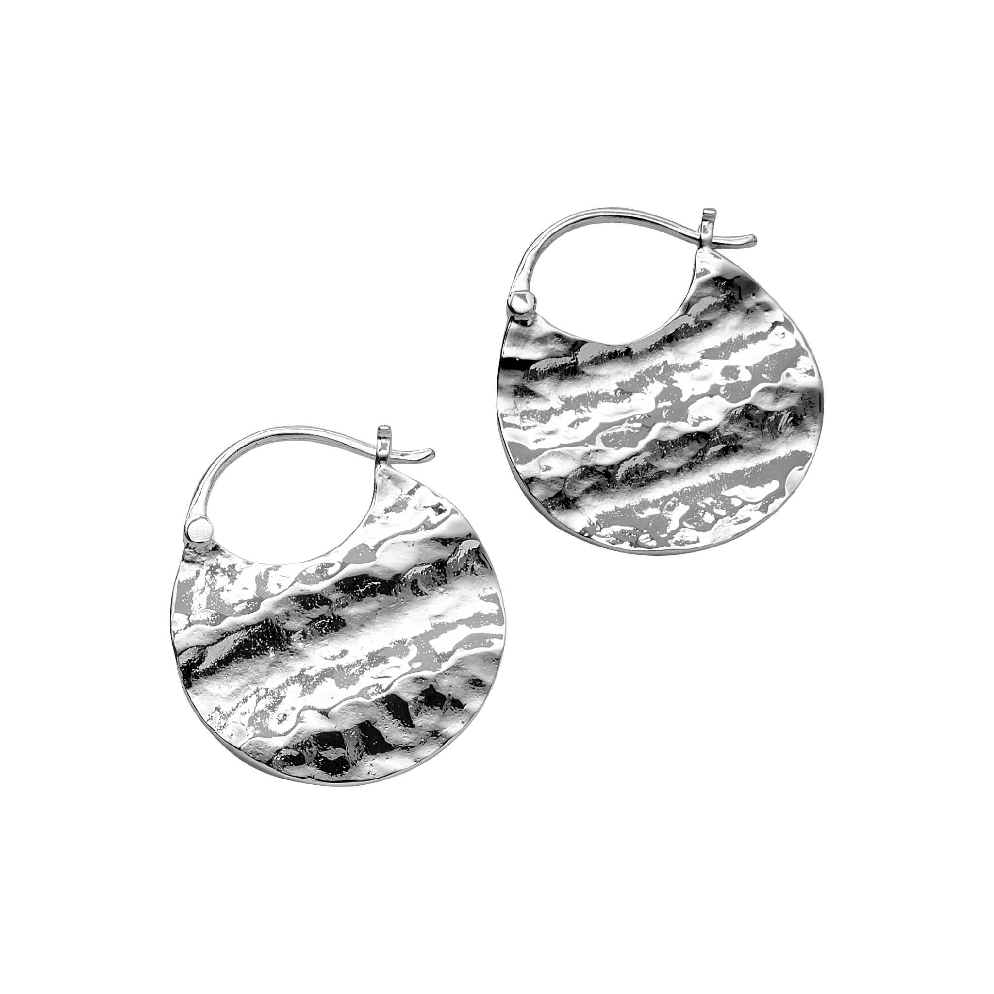 Pernille Corydon Ohrringe Halo, versilbert