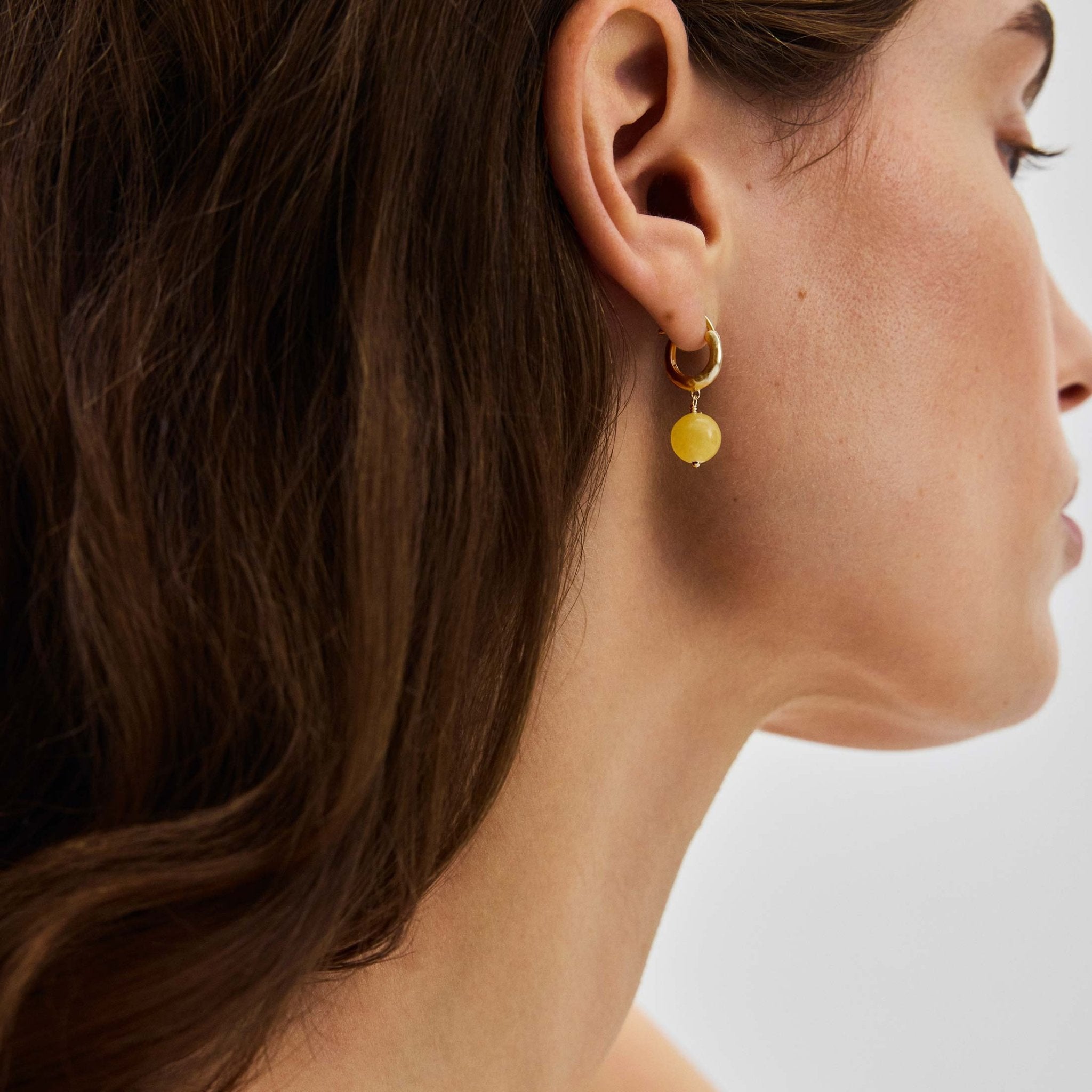 Pernille Corydon Ohrringe Honey, vergoldet