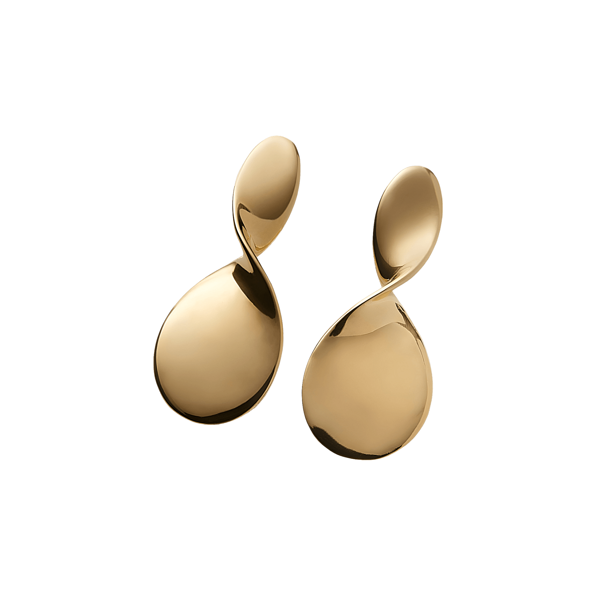 Pernille Corydon Ohrringe La Pausa, vergoldet