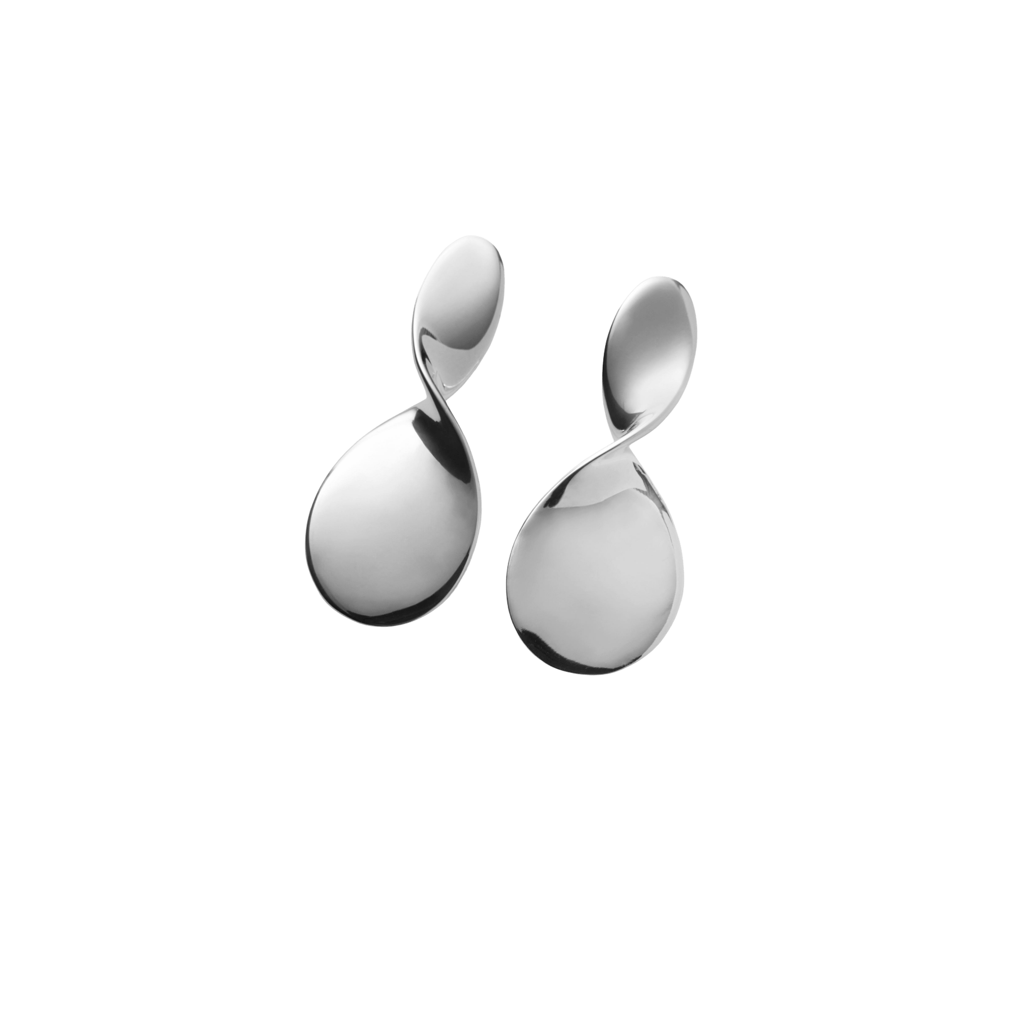 Pernille Corydon Ohrringe La Pausa, versilbert