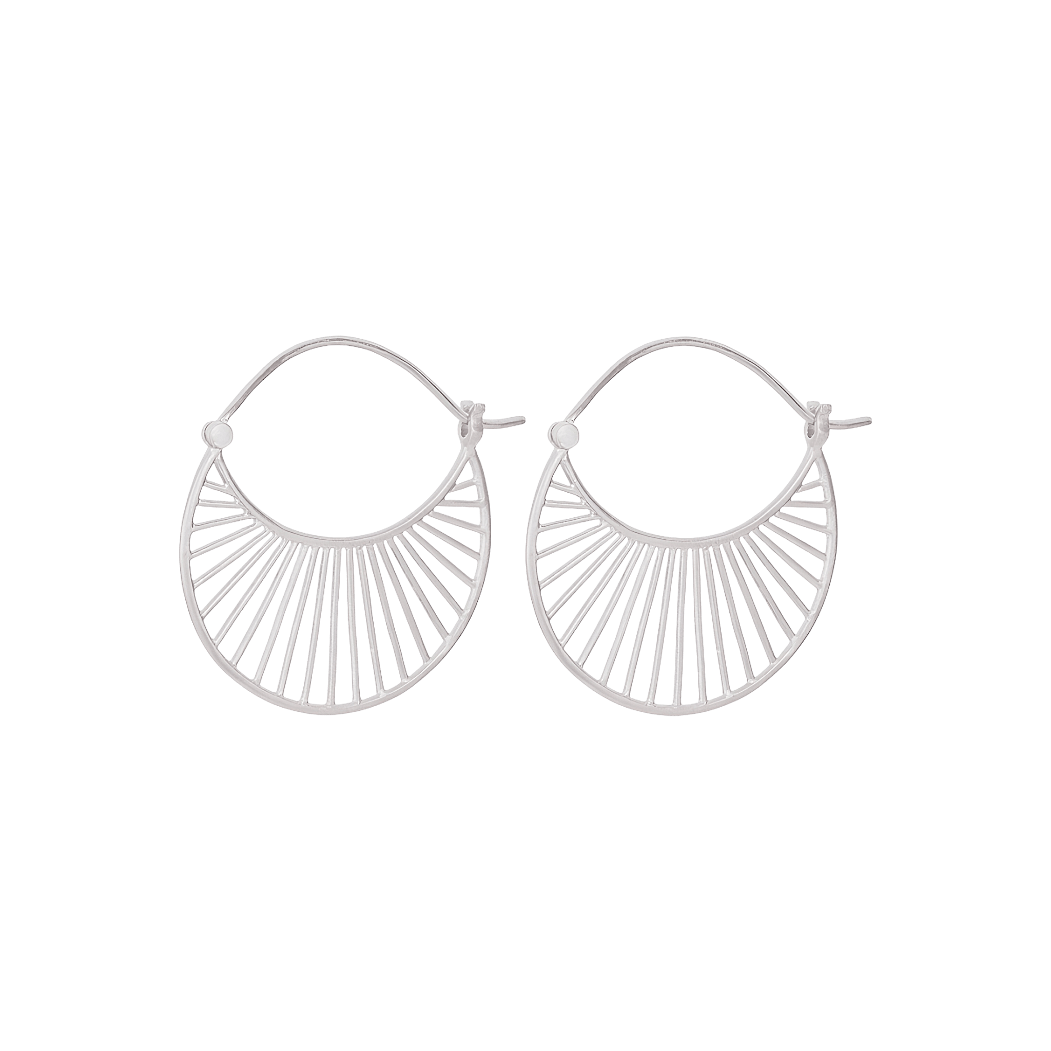 Pernille Corydon Ohrringe Large Daylight, Silber