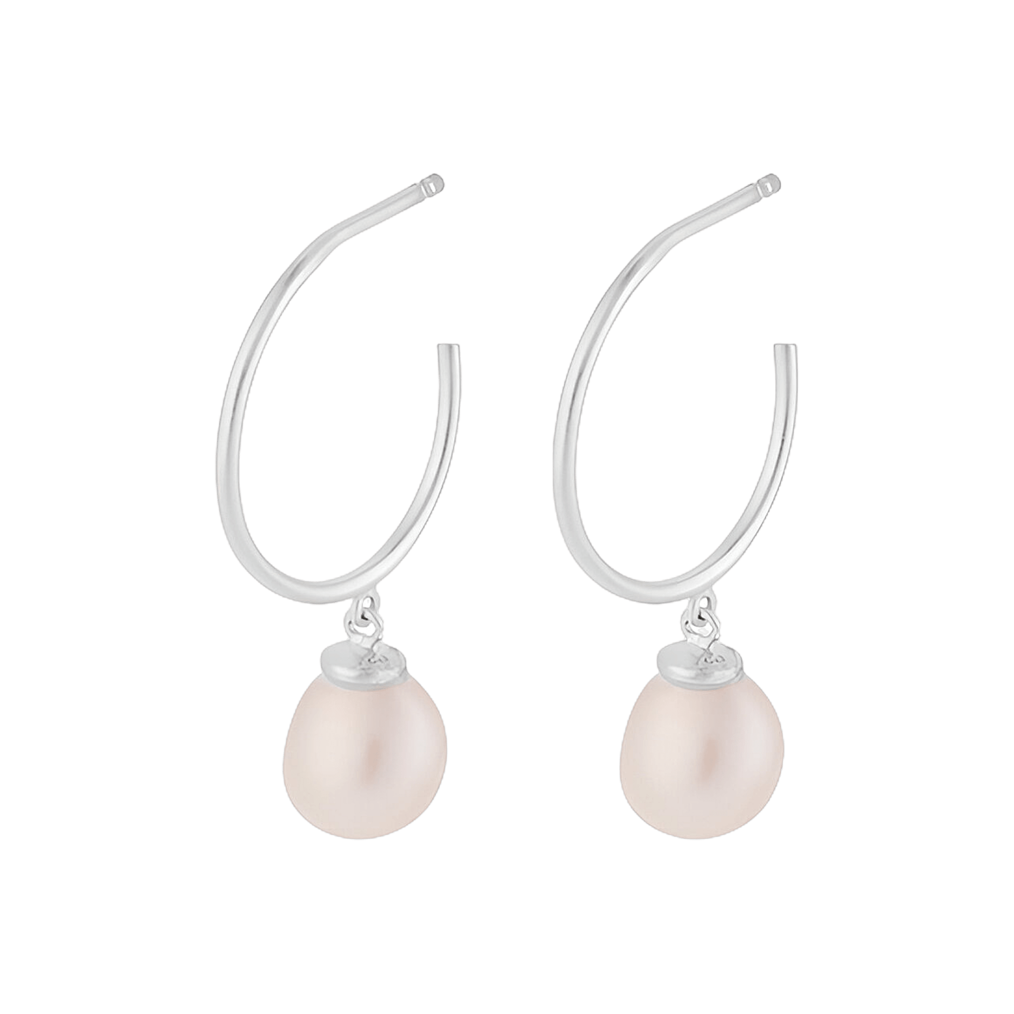 Pernille Corydon Ohrringe Ocean Dream Hoops, Silber