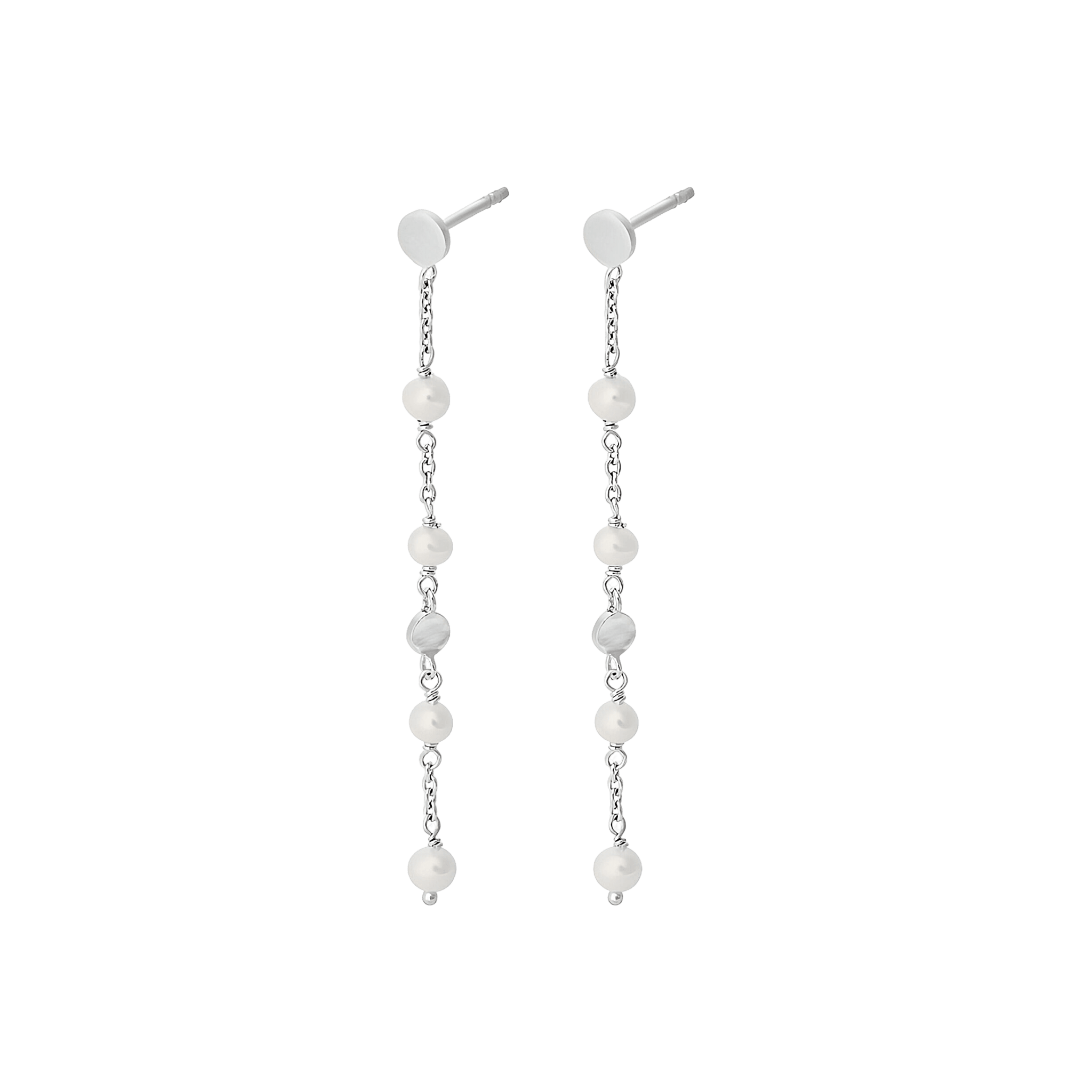 Pernille Corydon Ohrringe Ocean Pearl, Silber