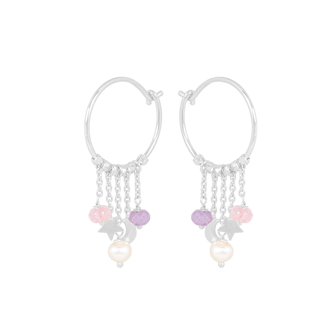 Pernille Corydon Ohrringe Pastel Dream, Silber