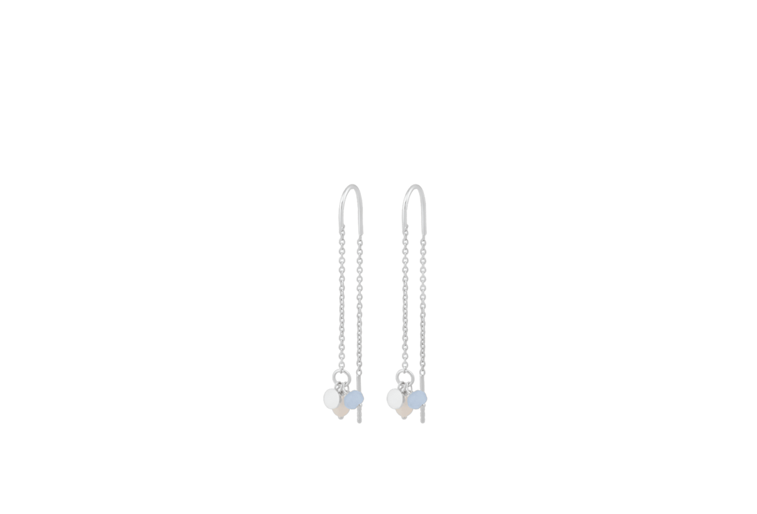 Pernille Corydon Ohrringe Sea Earchains, Silber