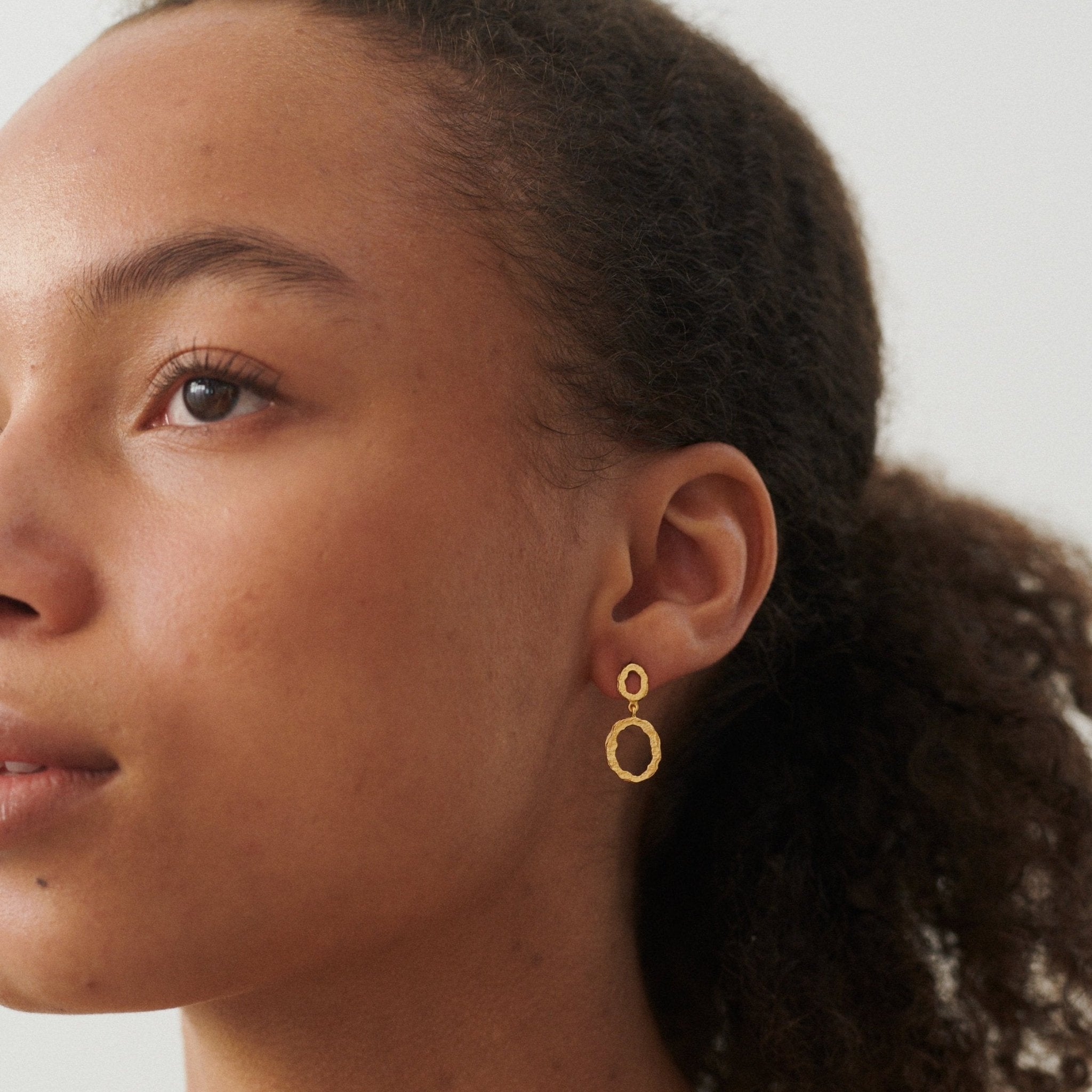 Pernille Corydon Ohrringe Shadow Storm, Silber