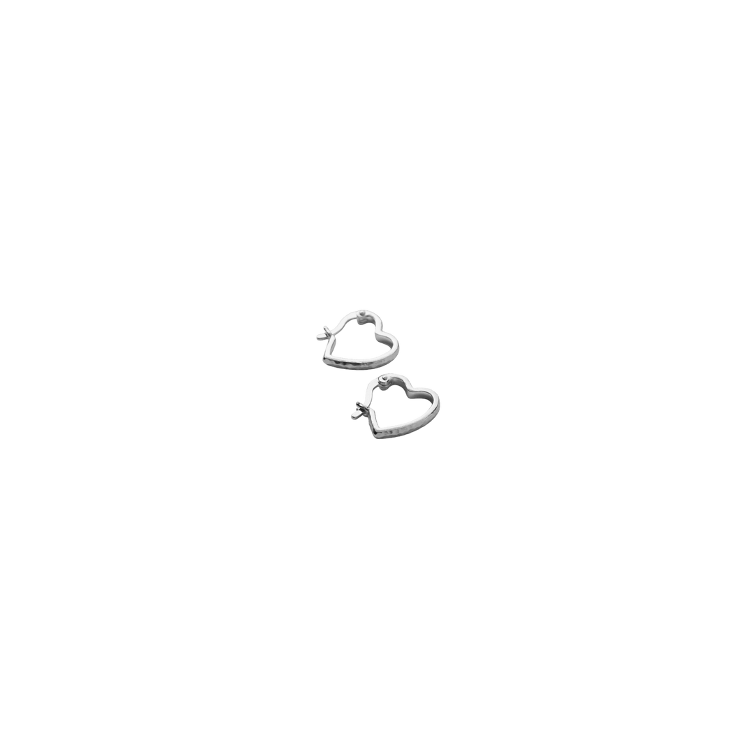 Pernille Corydon Ohrringe Small Affection Hoops, Silber