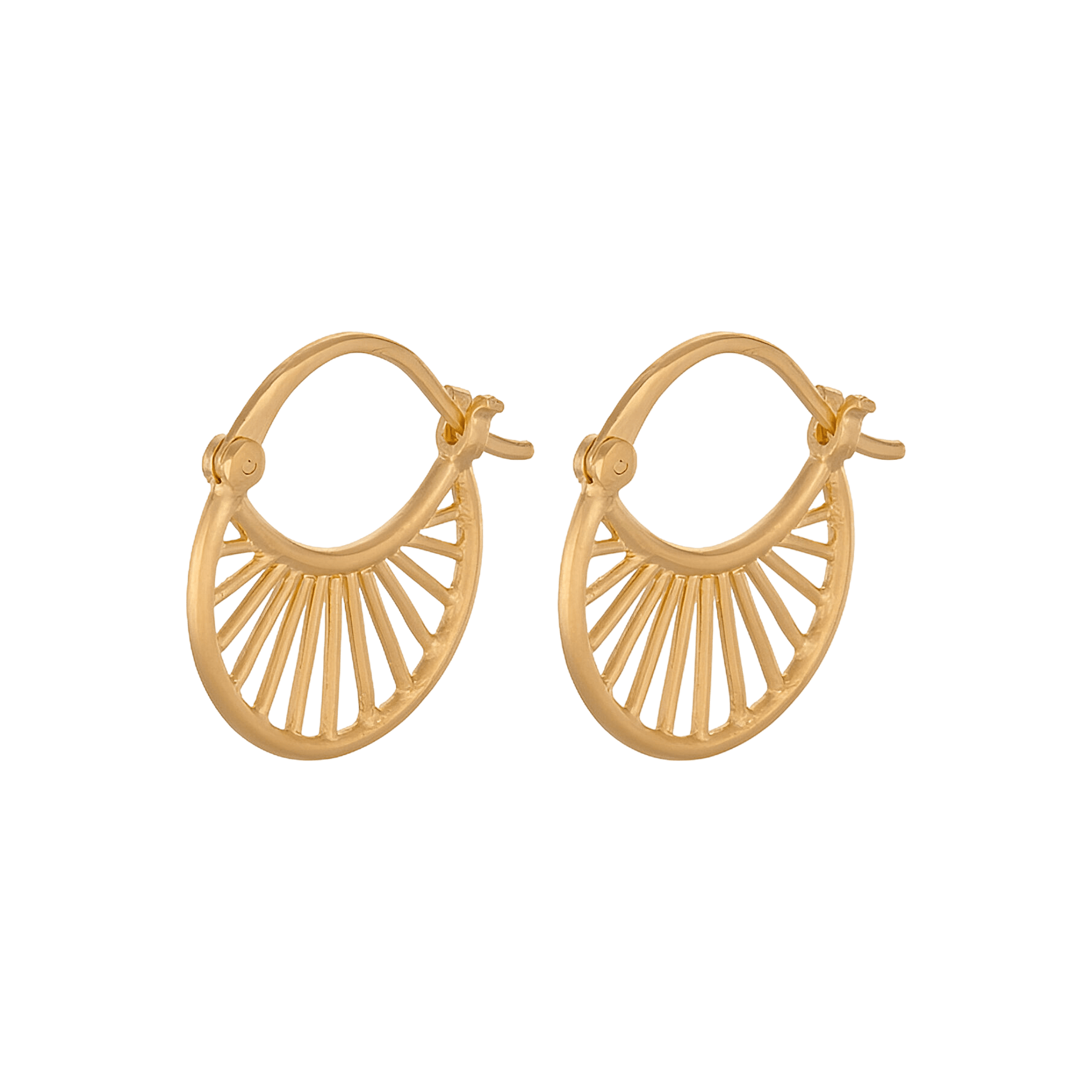 Pernille Corydon Ohrringe Small Daylight, vergoldet