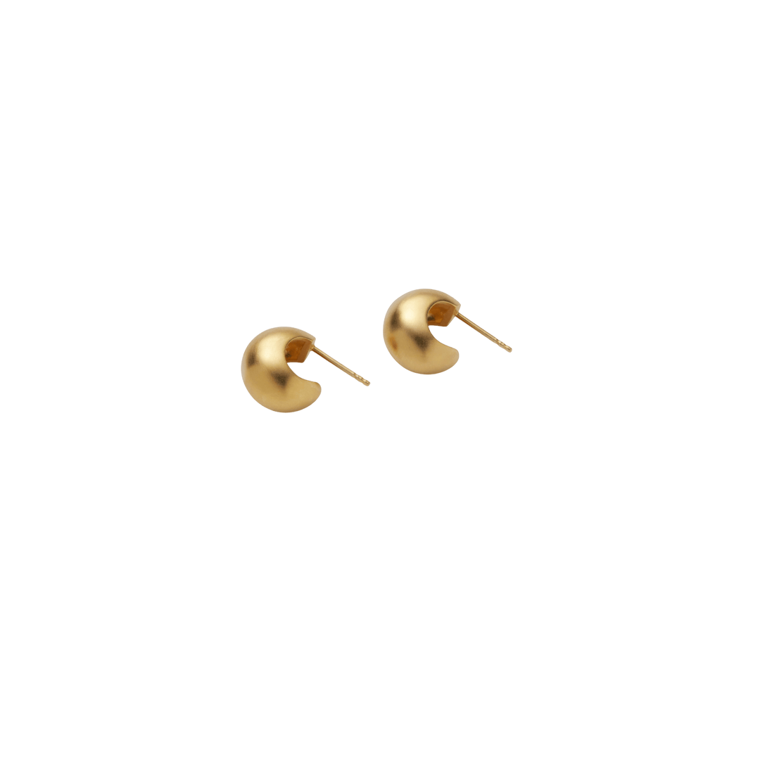 Pernille Corydon Ohrringe Small Echo Hoops, vergoldet