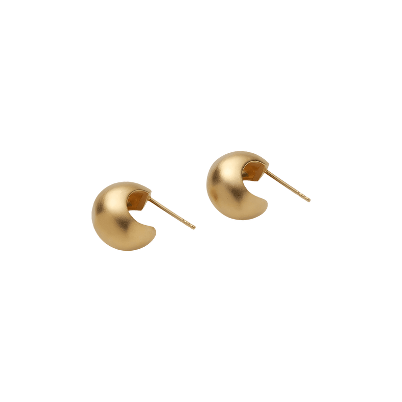 Pernille Corydon Ohrringe Small Echo Hoops, vergoldet
