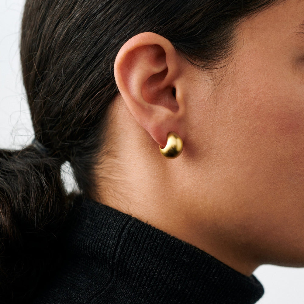 Pernille Corydon Ohrringe Small Echo Hoops, versilbert