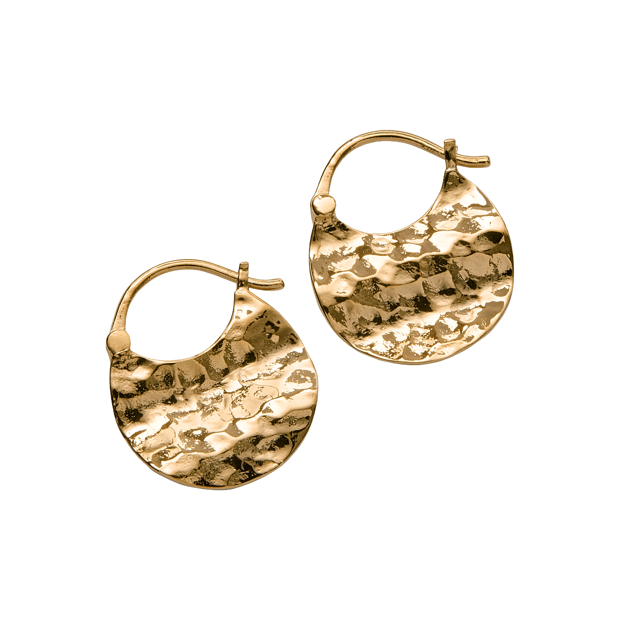 Pernille Corydon Ohrringe Small Halo, vergoldet