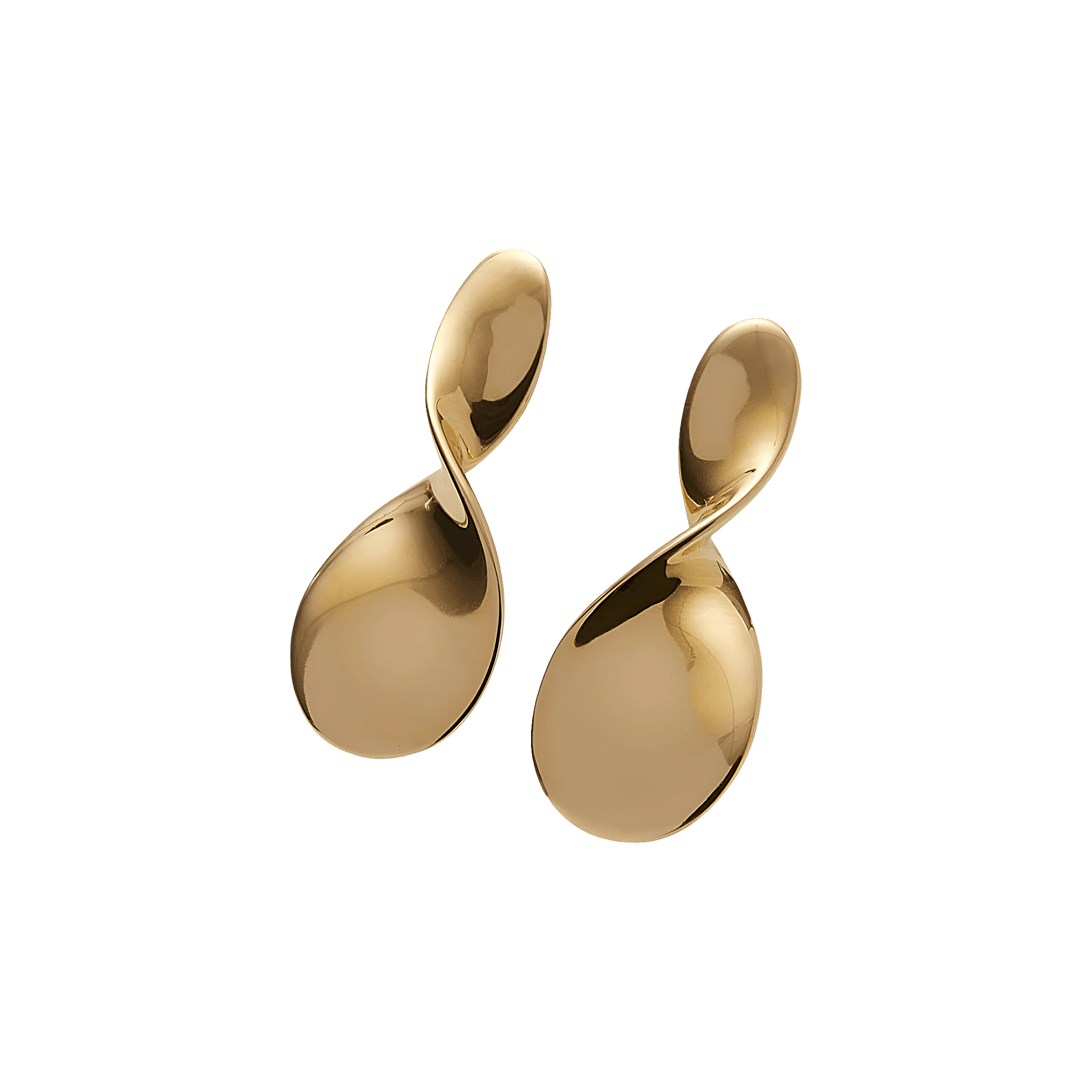Pernille Corydon Ohrringe Small La Pausa, vergoldet