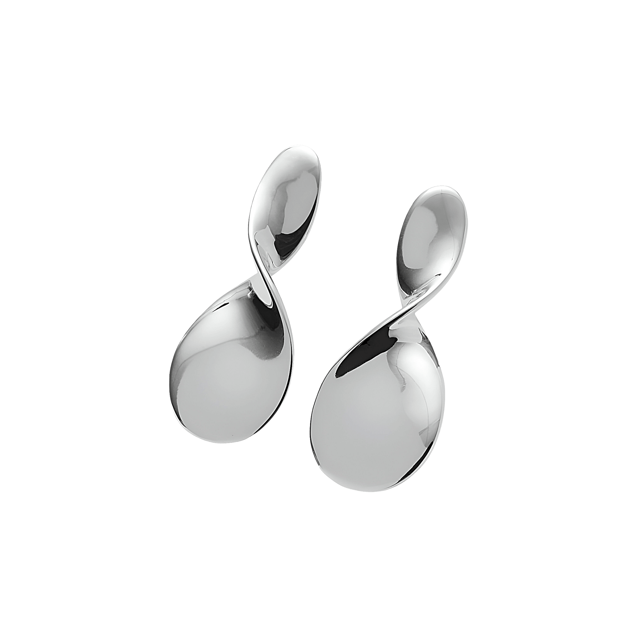 Pernille Corydon Ohrringe Small La Pausa, versilbert