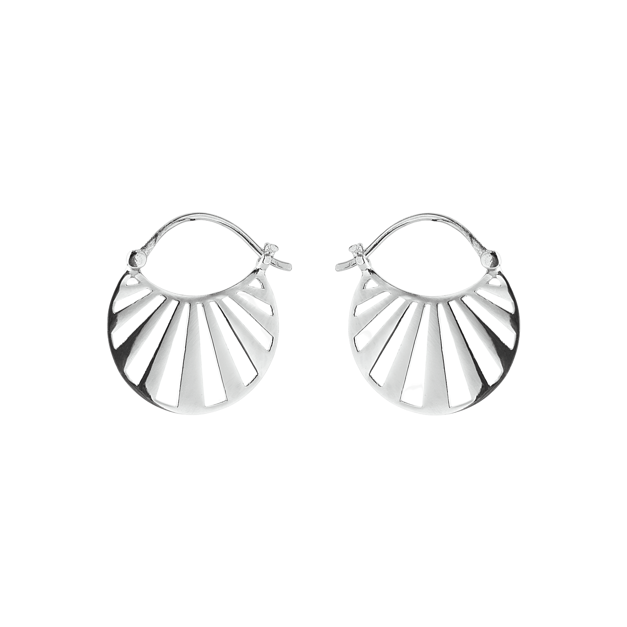 Pernille Corydon Ohrringe Small Misty Light, Silber