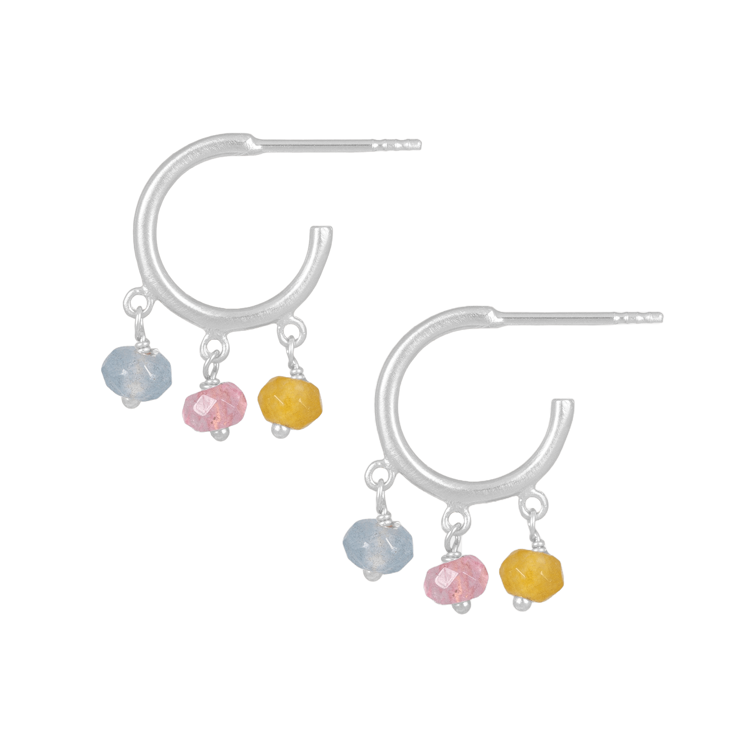 Pernille Corydon Ohrringe Sunset Hoops, Silber