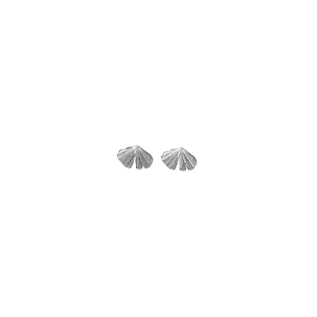 Pernille Corydon Ohrstecker Autumn Leaf, Silber