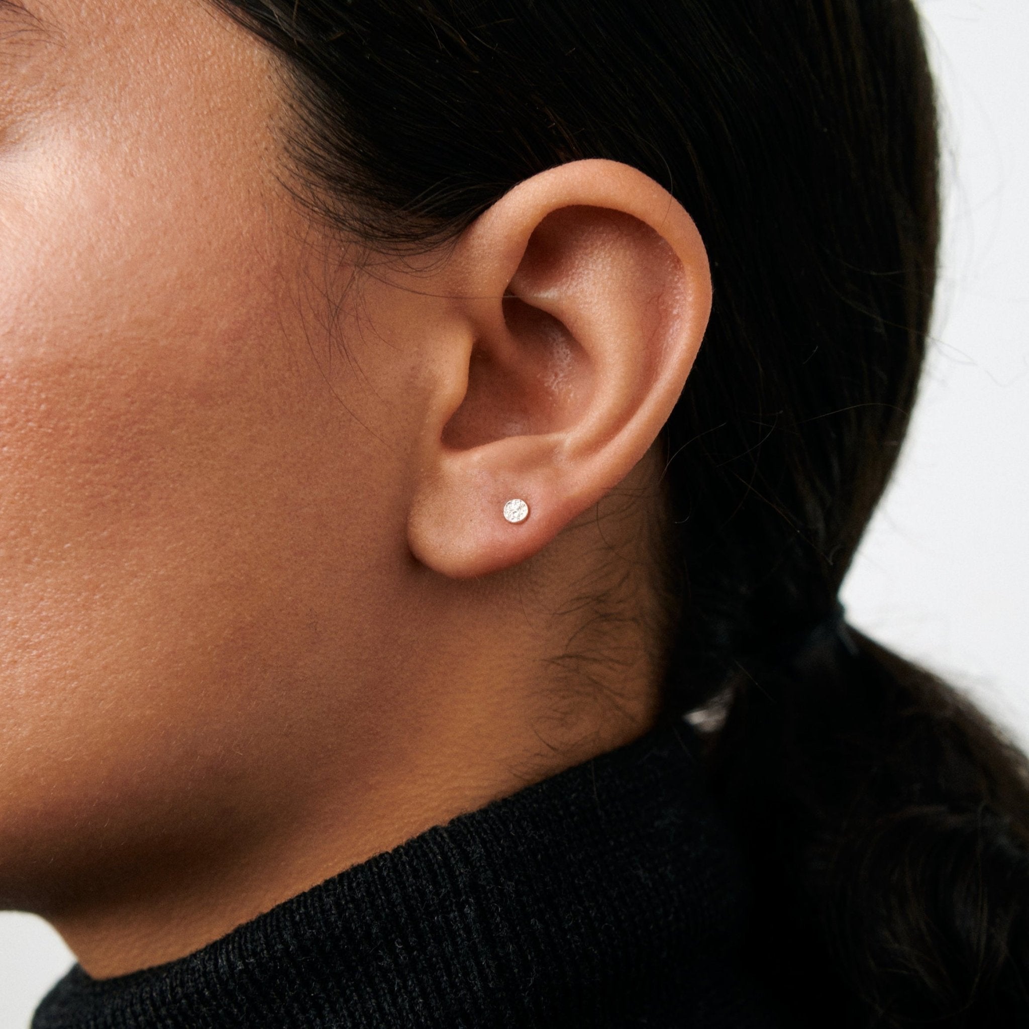 Pernille Corydon Ohrstecker Mini Nature, Silber