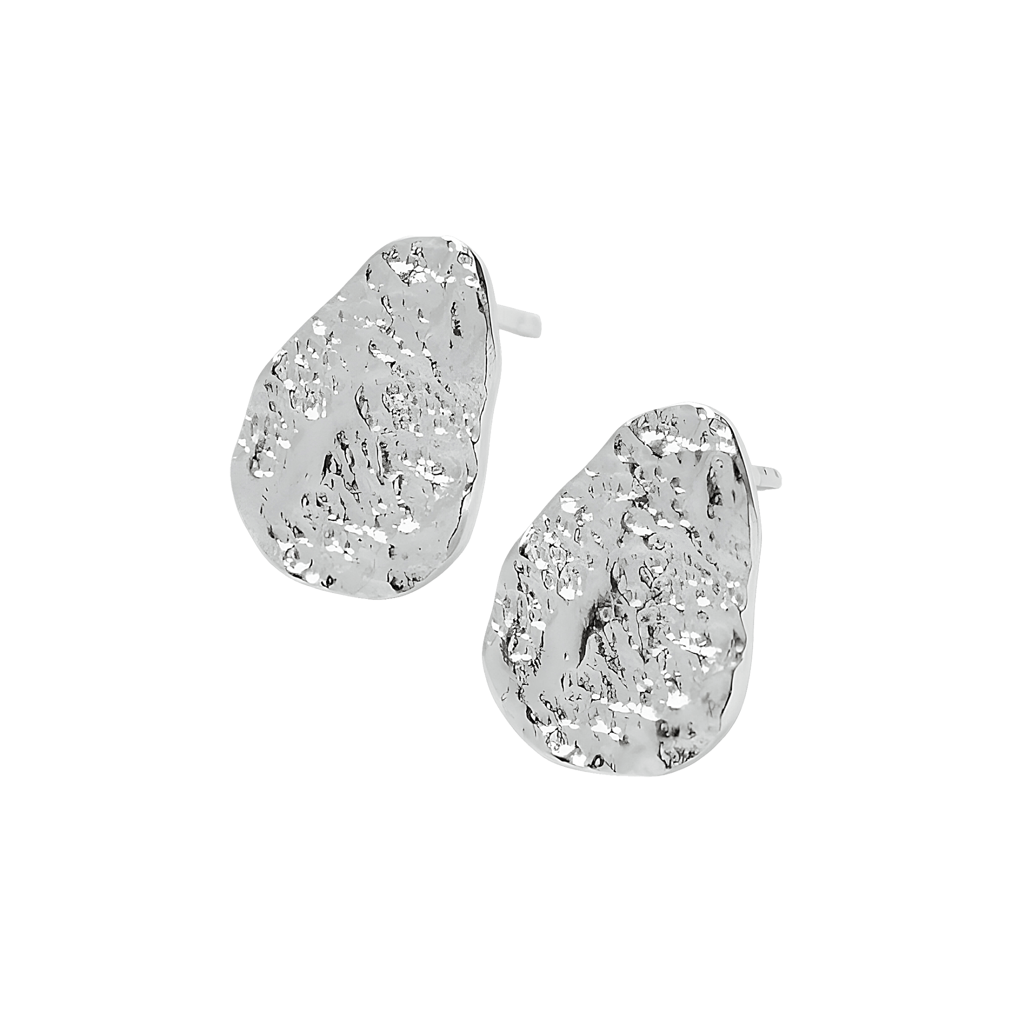 Pernille Corydon Ohrstecker Nature, Silber