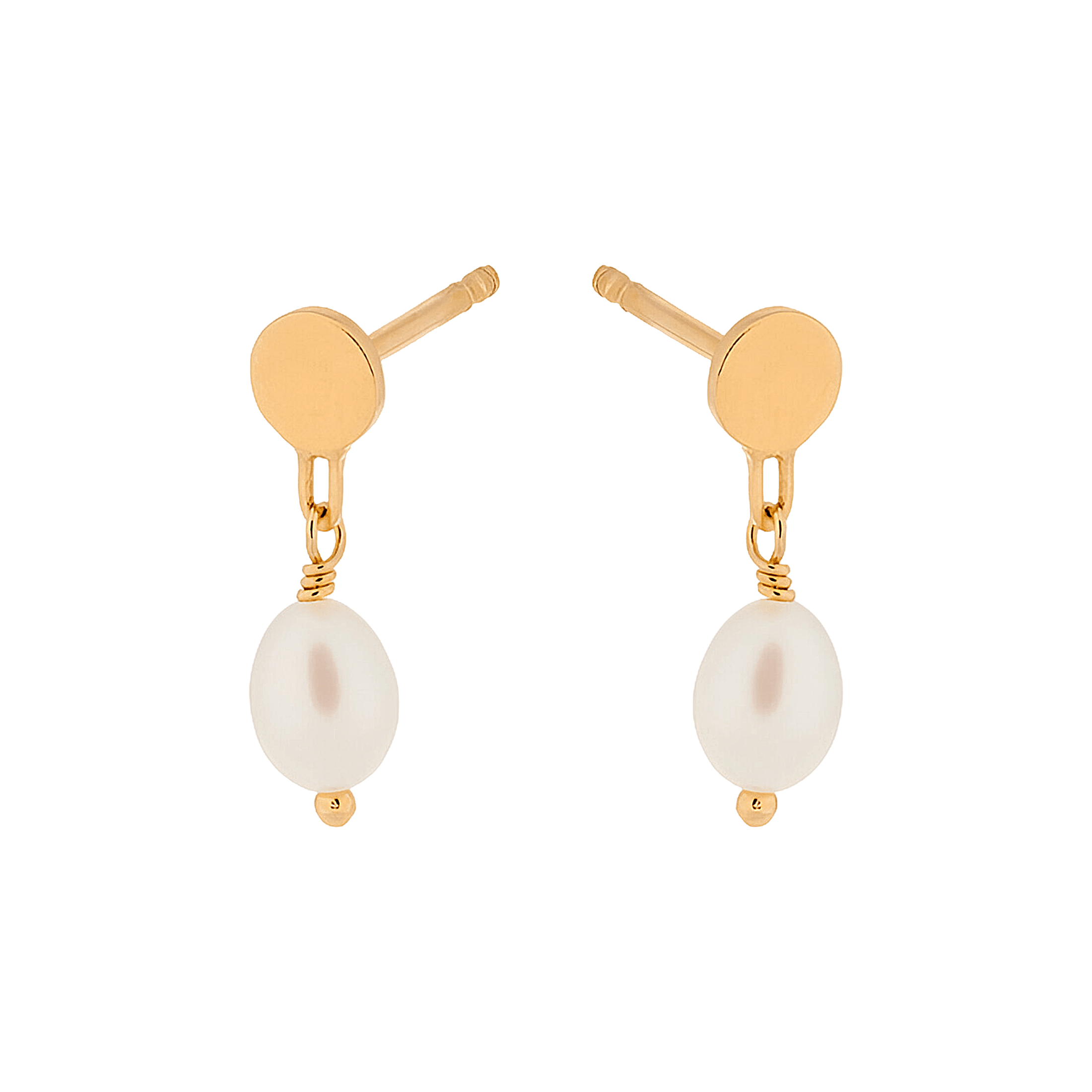 Pernille Corydon Ohrstecker Ocean Dream, vergoldet