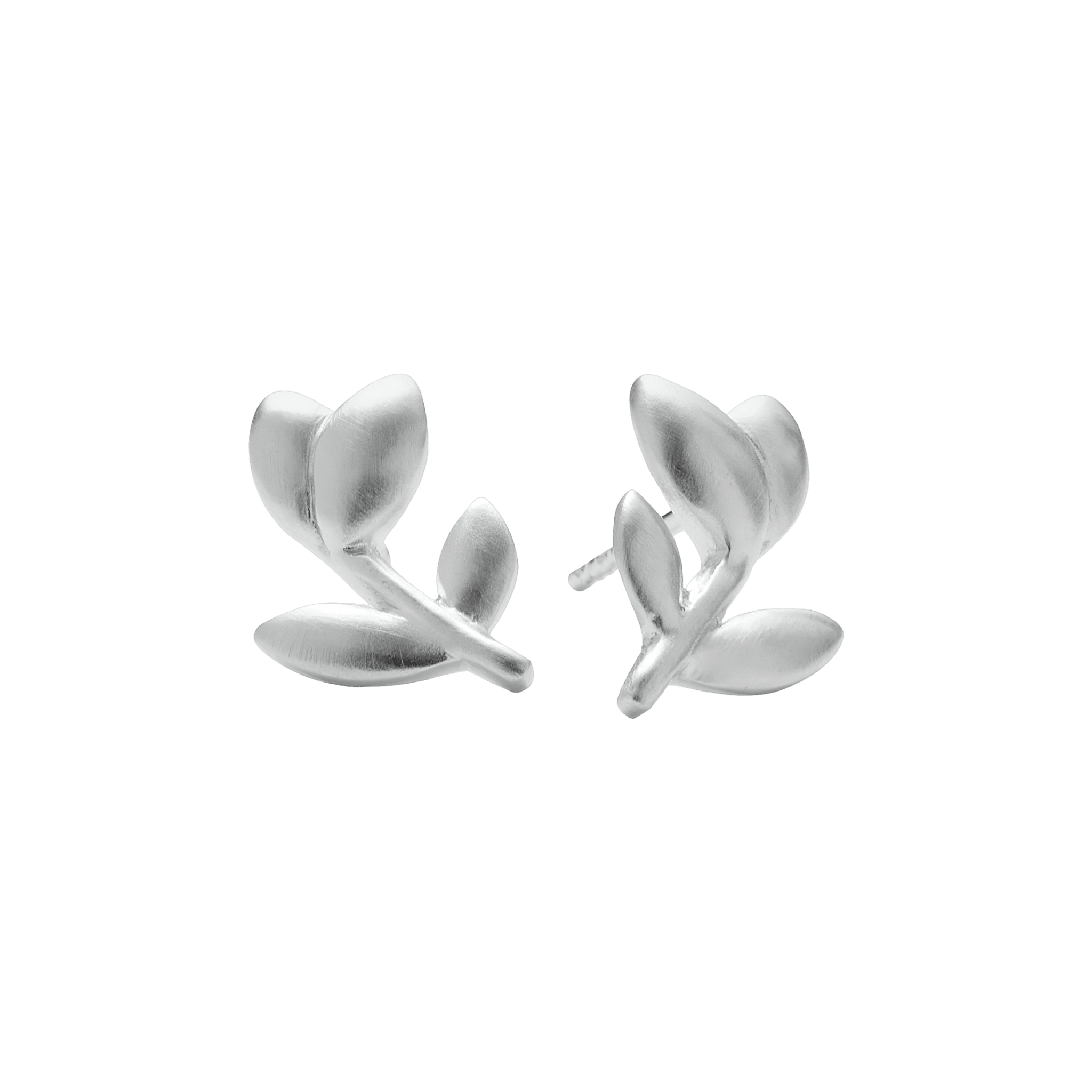 Pernille Corydon Ohrstecker Tulip, Silber