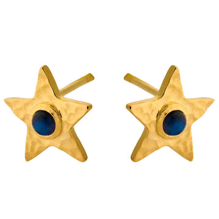 Pernille Corydon Ohrstecker Twinkling Star, vergoldet