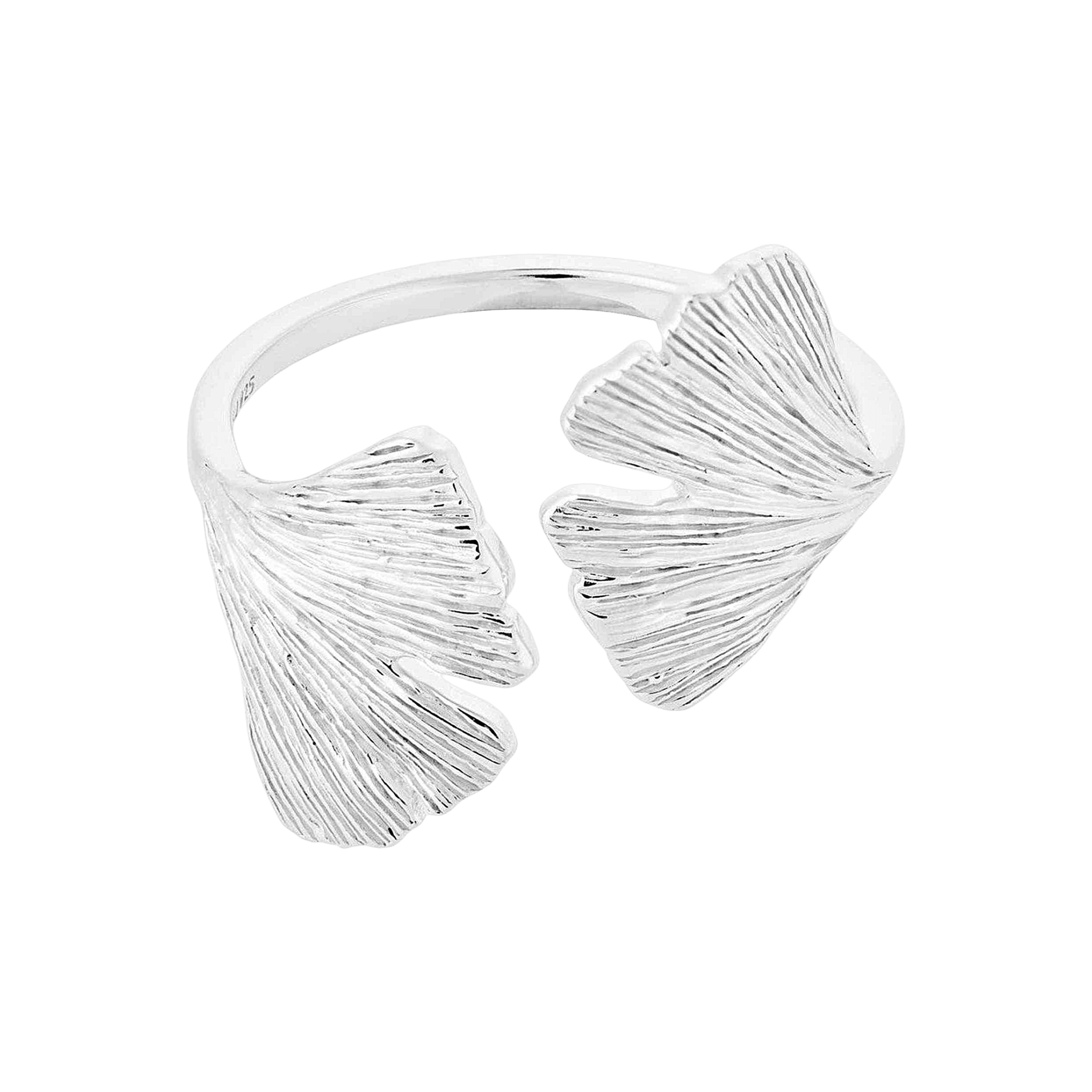 Pernille Corydon Ring Biloba, Silber