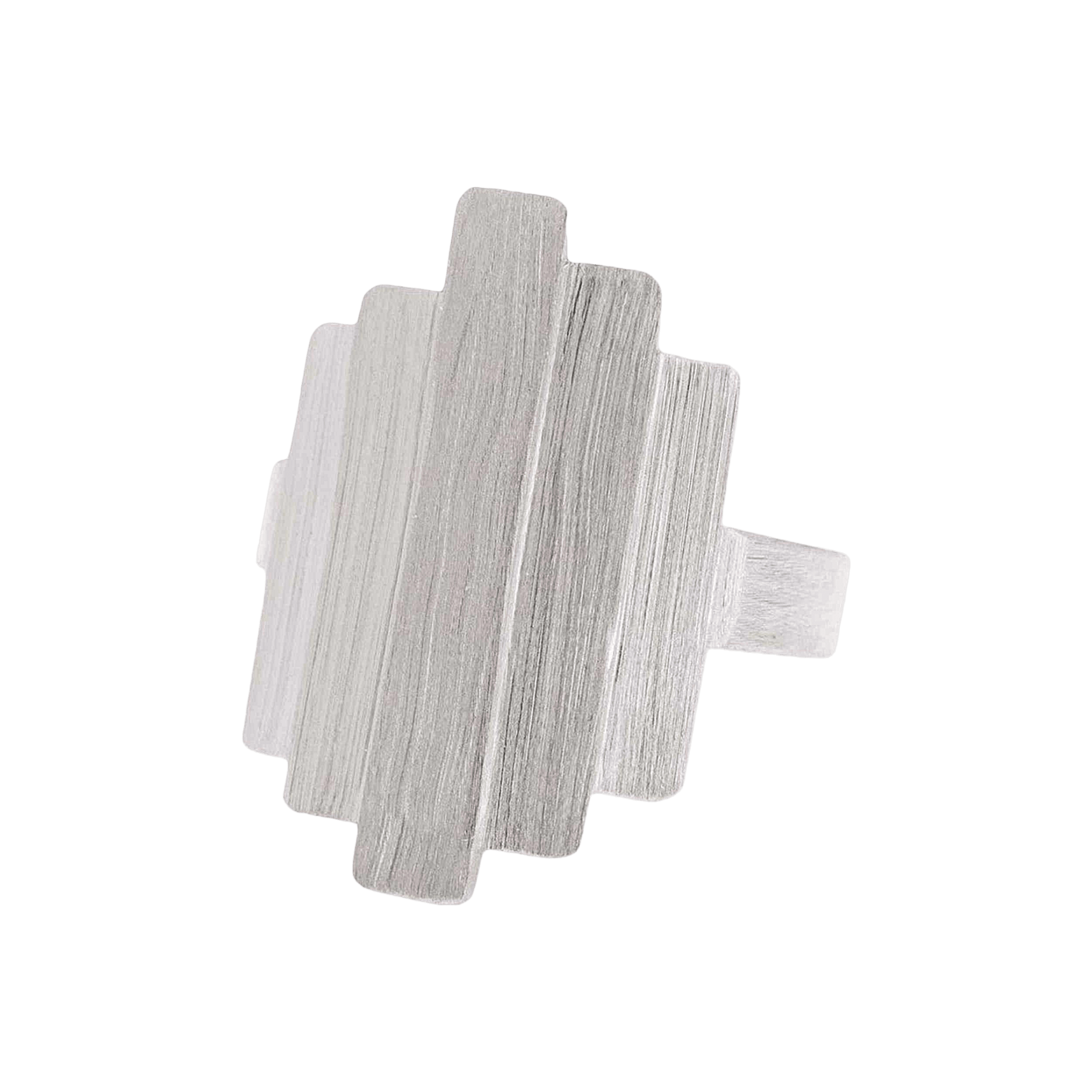 Pernille Corydon Ring Brick, Silber