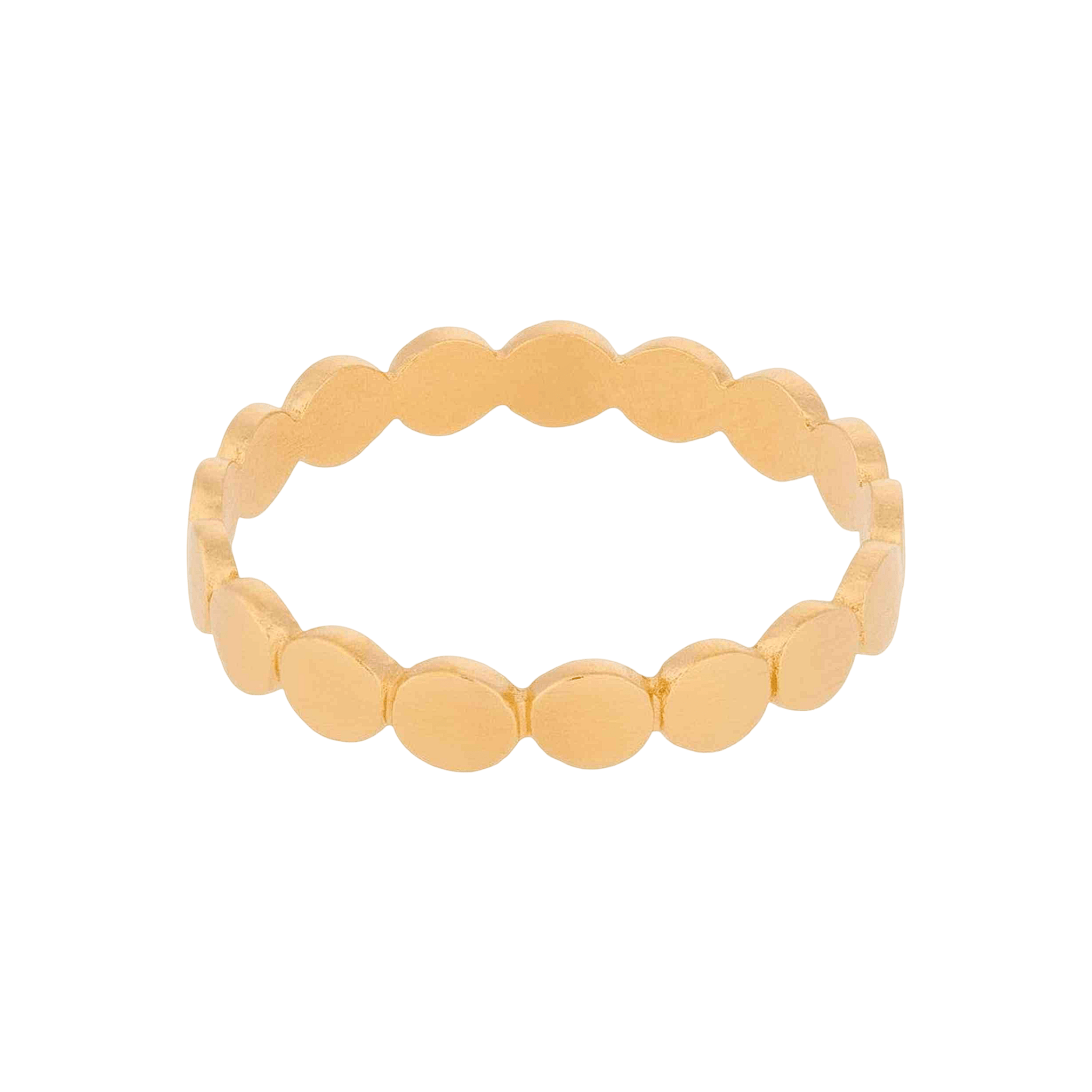 Pernille Corydon Ring Catena, vergoldet