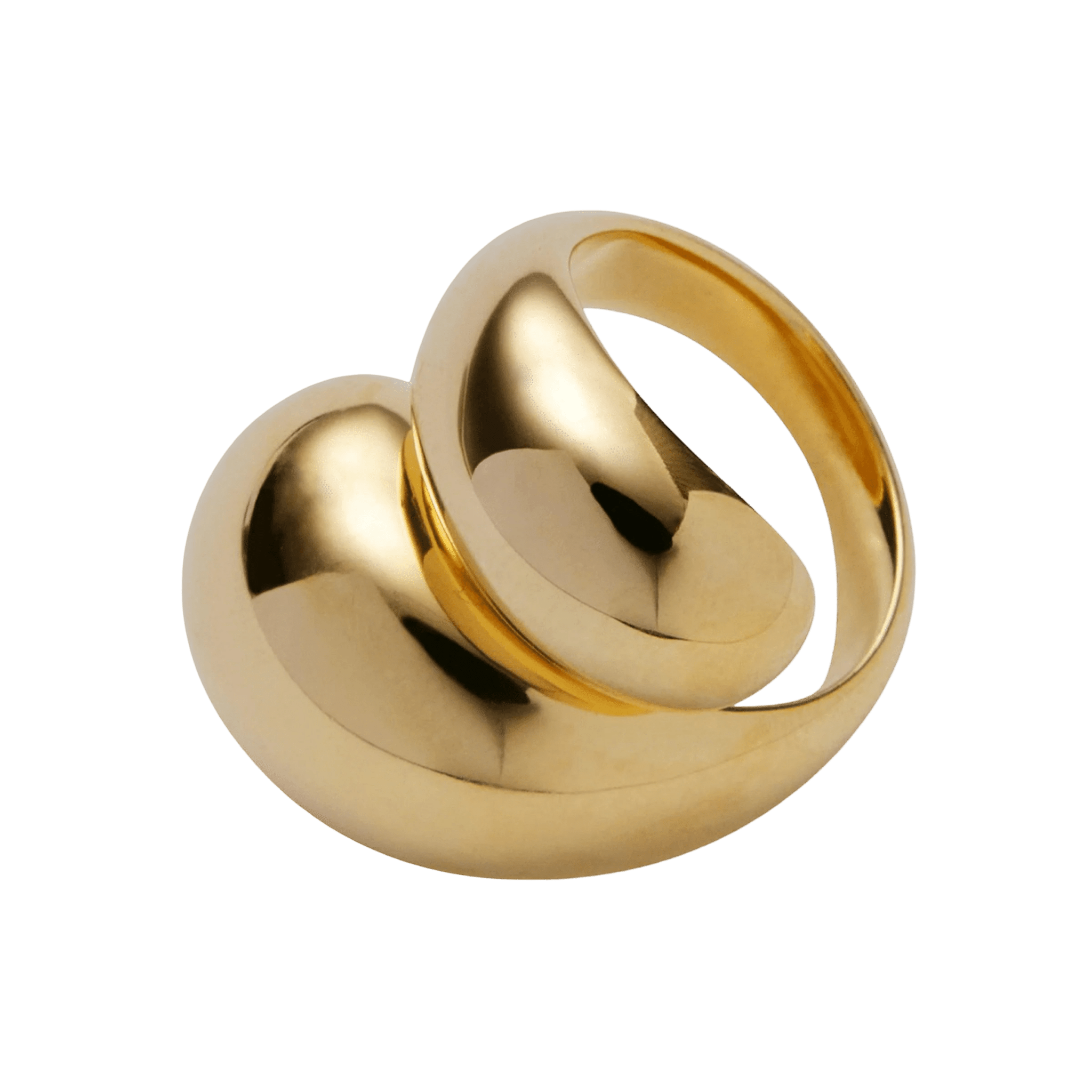 Pernille Corydon Ring La Pausa, vergoldet