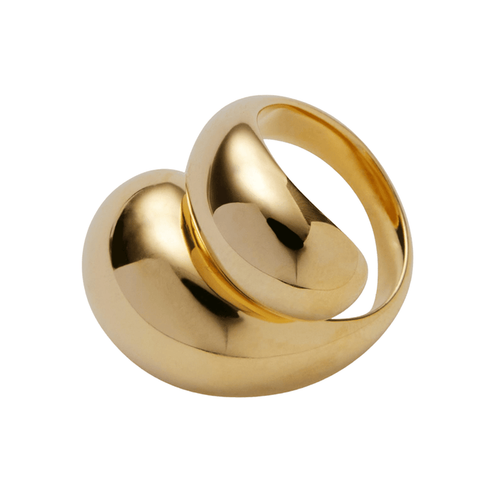Pernille Corydon Ring La Pausa, vergoldet