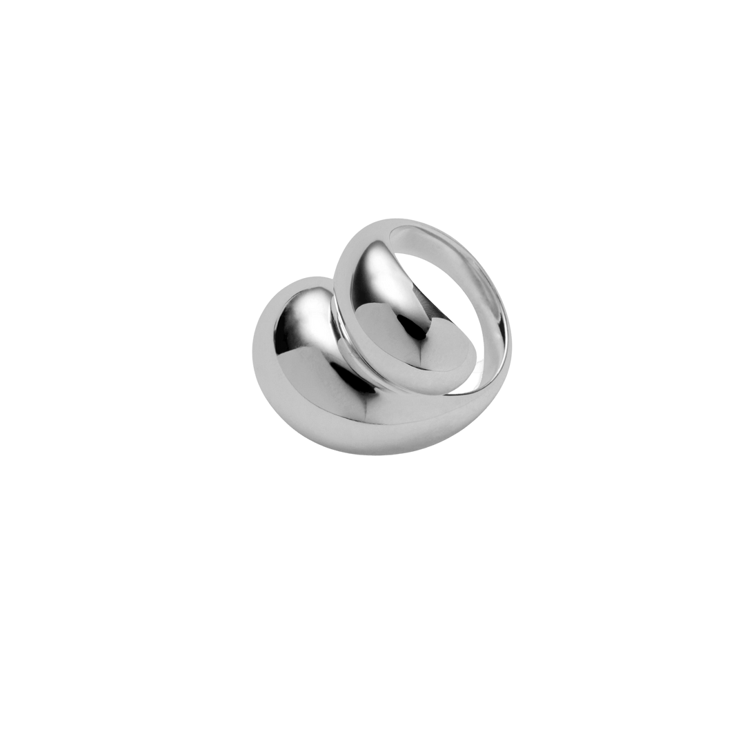 Pernille Corydon Ring La Pausa, versilbert