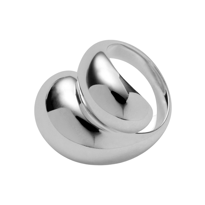 Pernille Corydon Ring La Pausa, versilbert