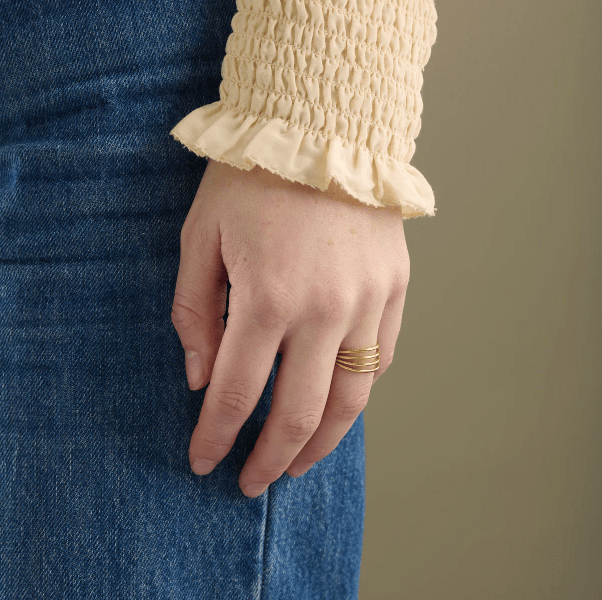 Pernille Corydon Ring Midnight Sun, Silber