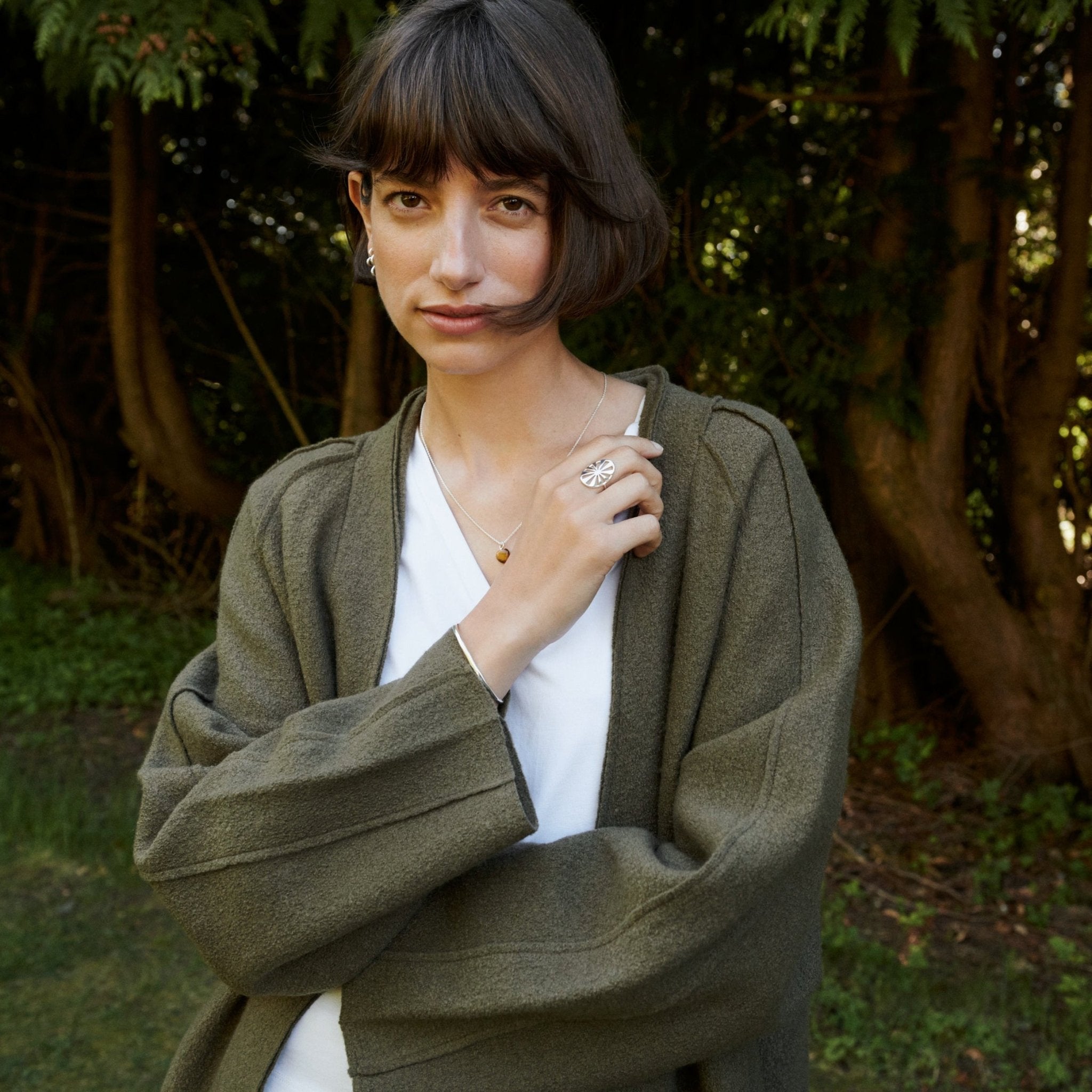 Pernille Corydon Ring Misty Light, Silber