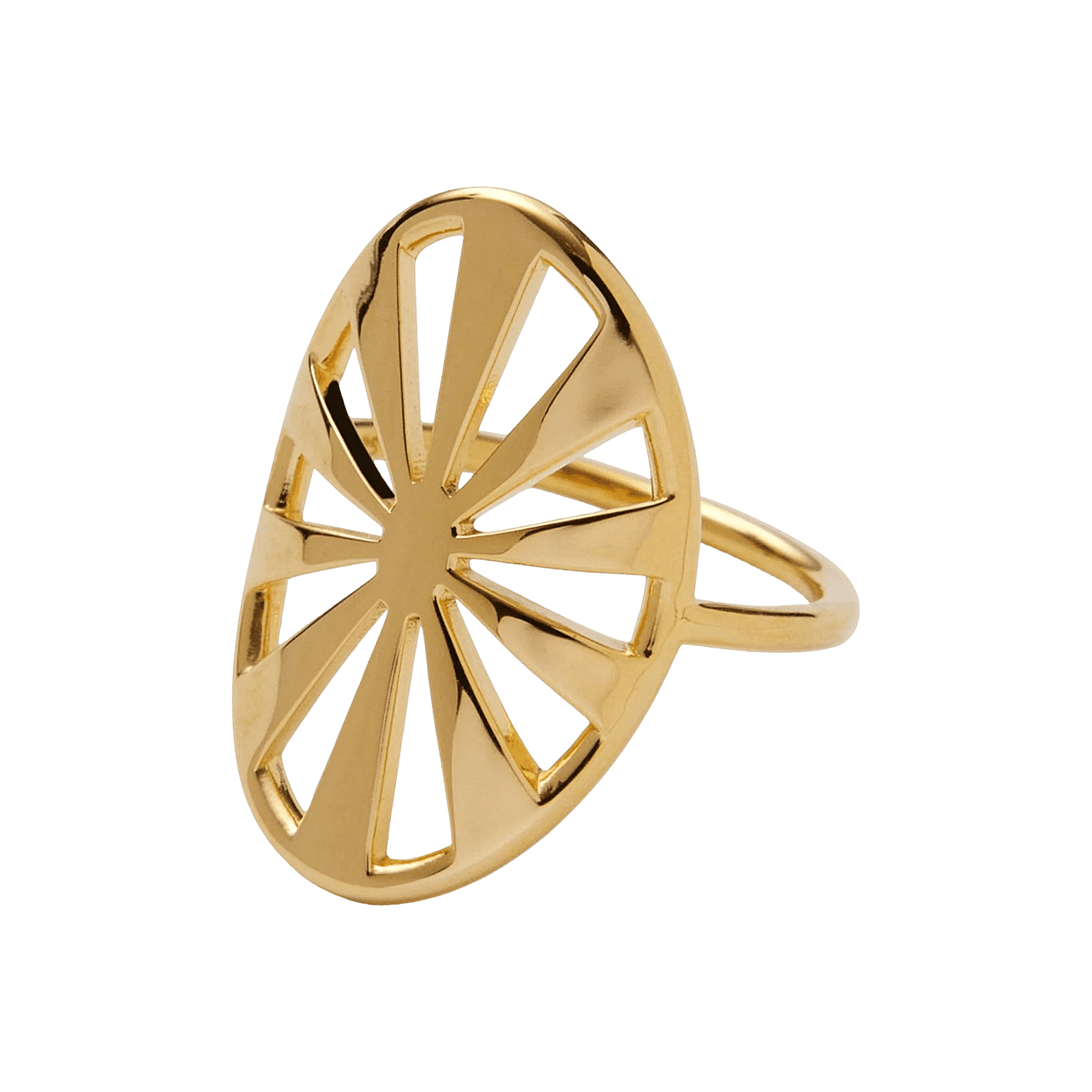 Pernille Corydon Ring Misty Light, vergoldet