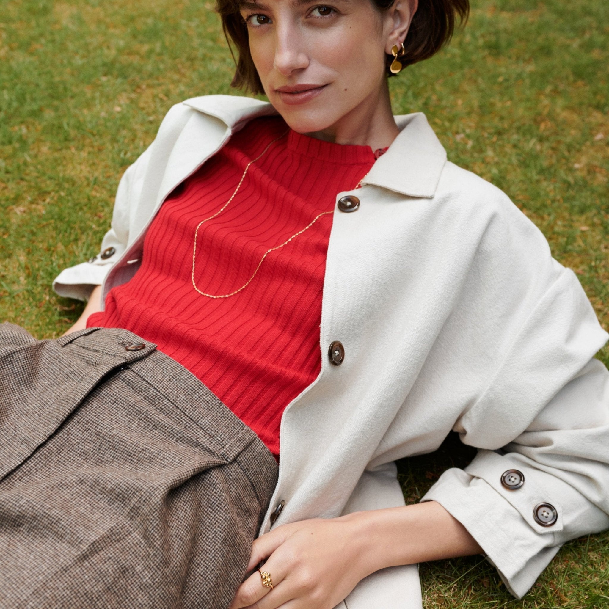 Pernille Corydon Ring Pebble, Silber