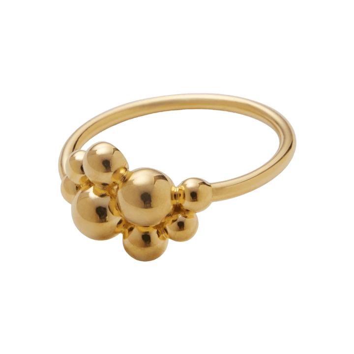Pernille Corydon Ring Pebble, vergoldet