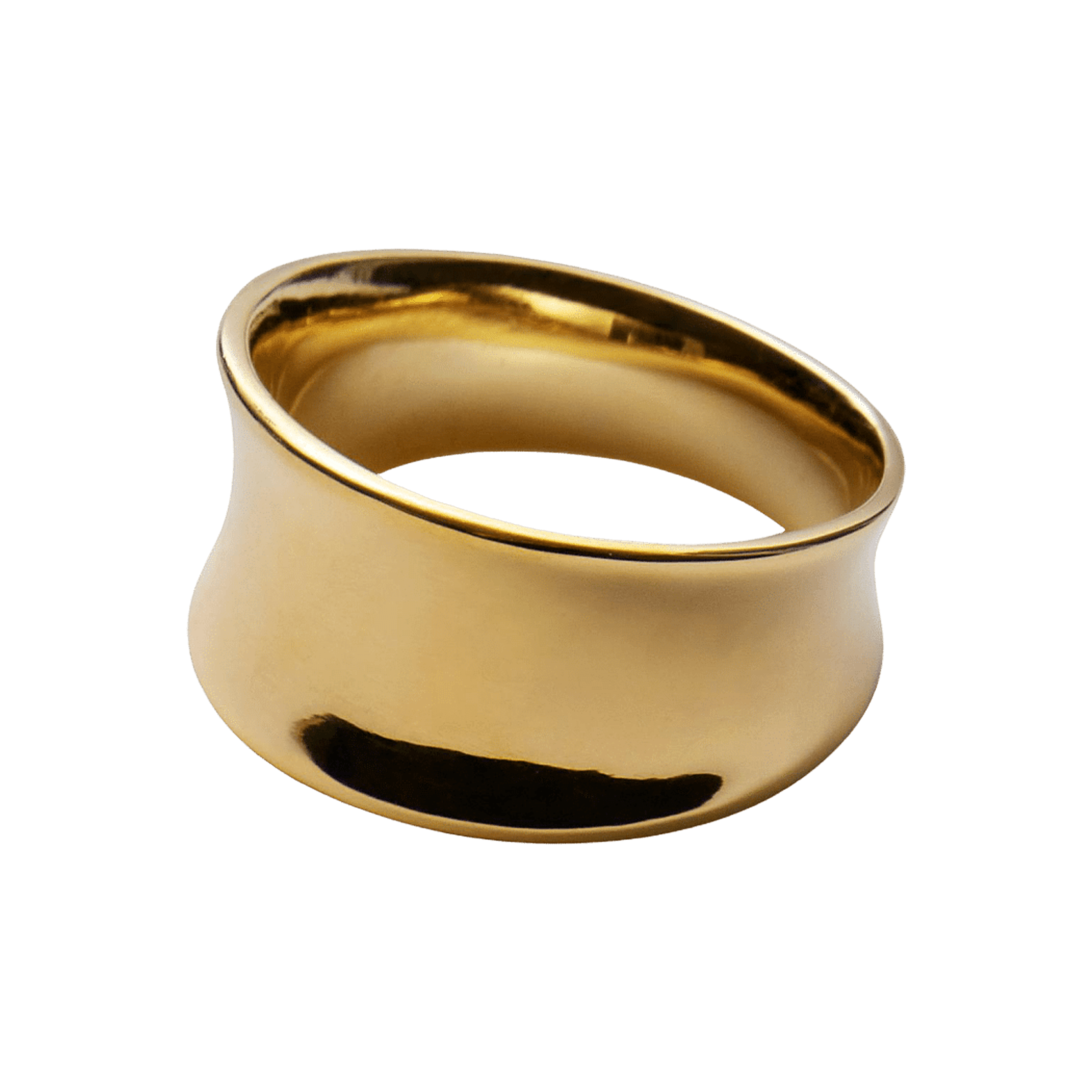 Pernille Corydon Ring Reflection, vergoldet