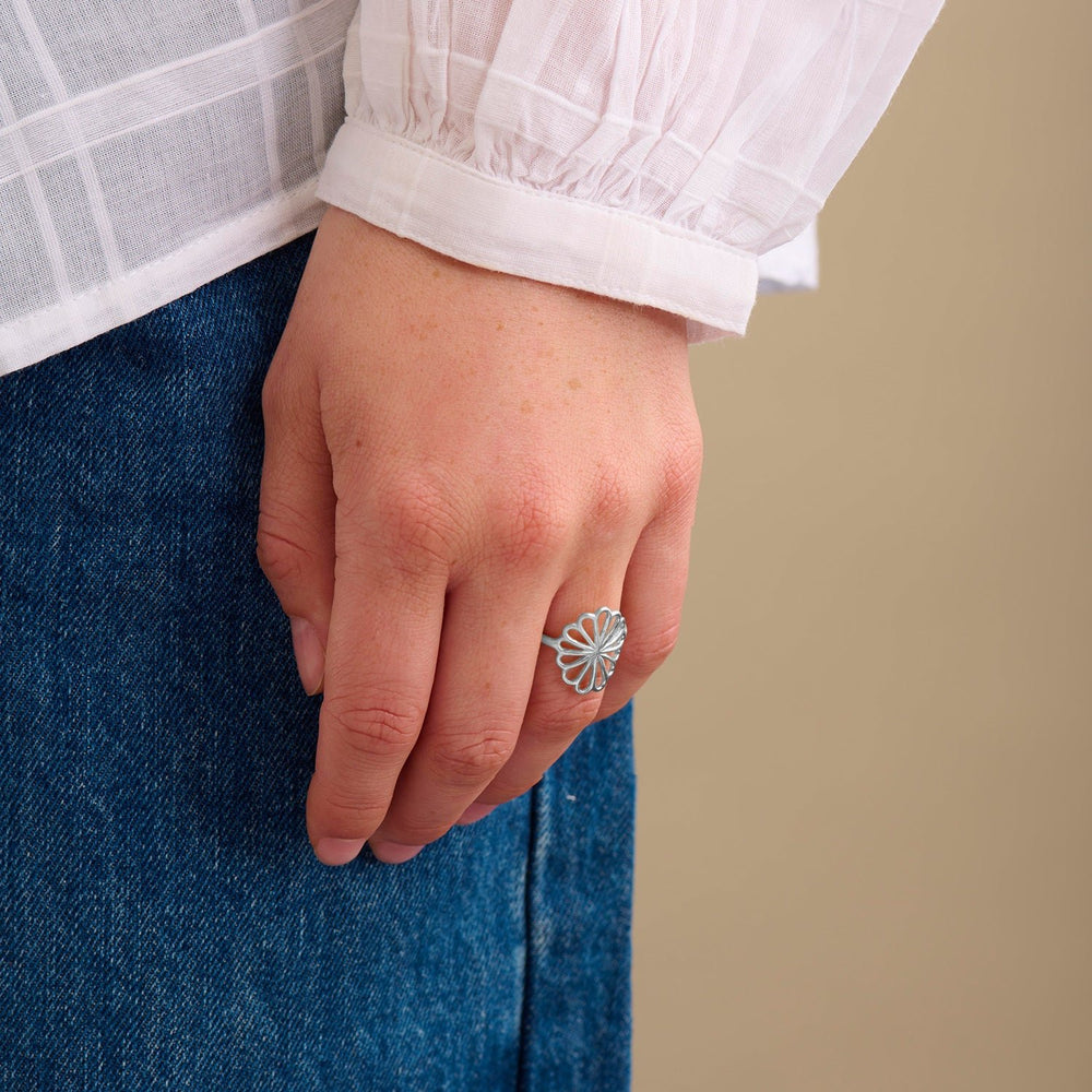 Pernille Corydon Ring Small Bellis, Silber