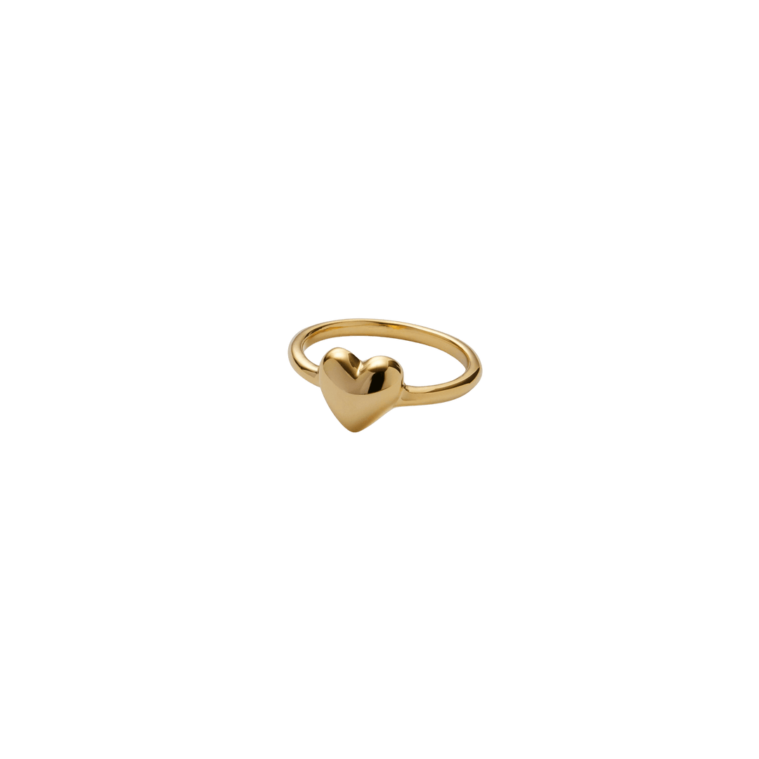 Pernille Corydon Ring Sweetheart, vergoldet