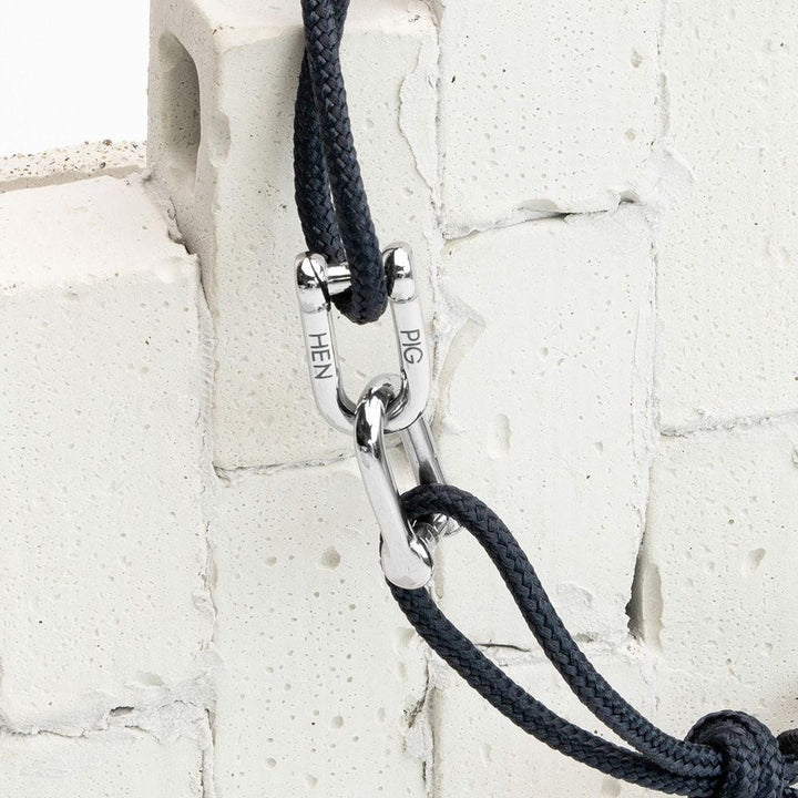 Pig & Hen Armband Daunting Dean, Navy/Silver