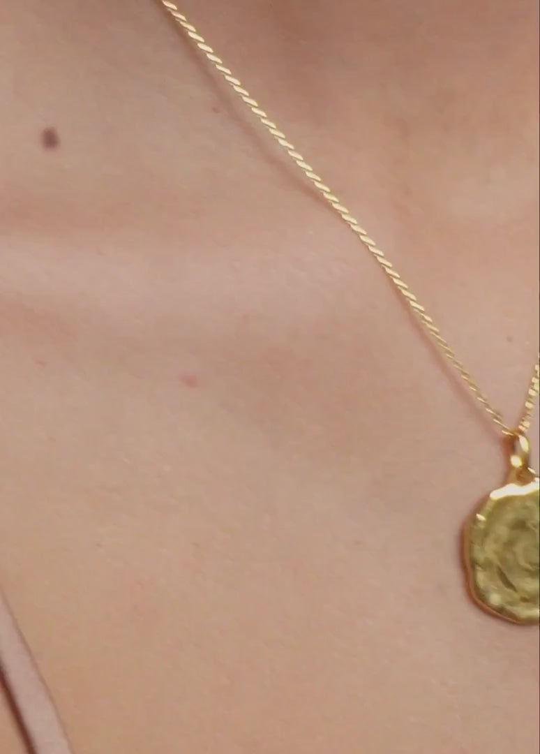 Alhaja Kette Mi Gran Amor, vergoldet
