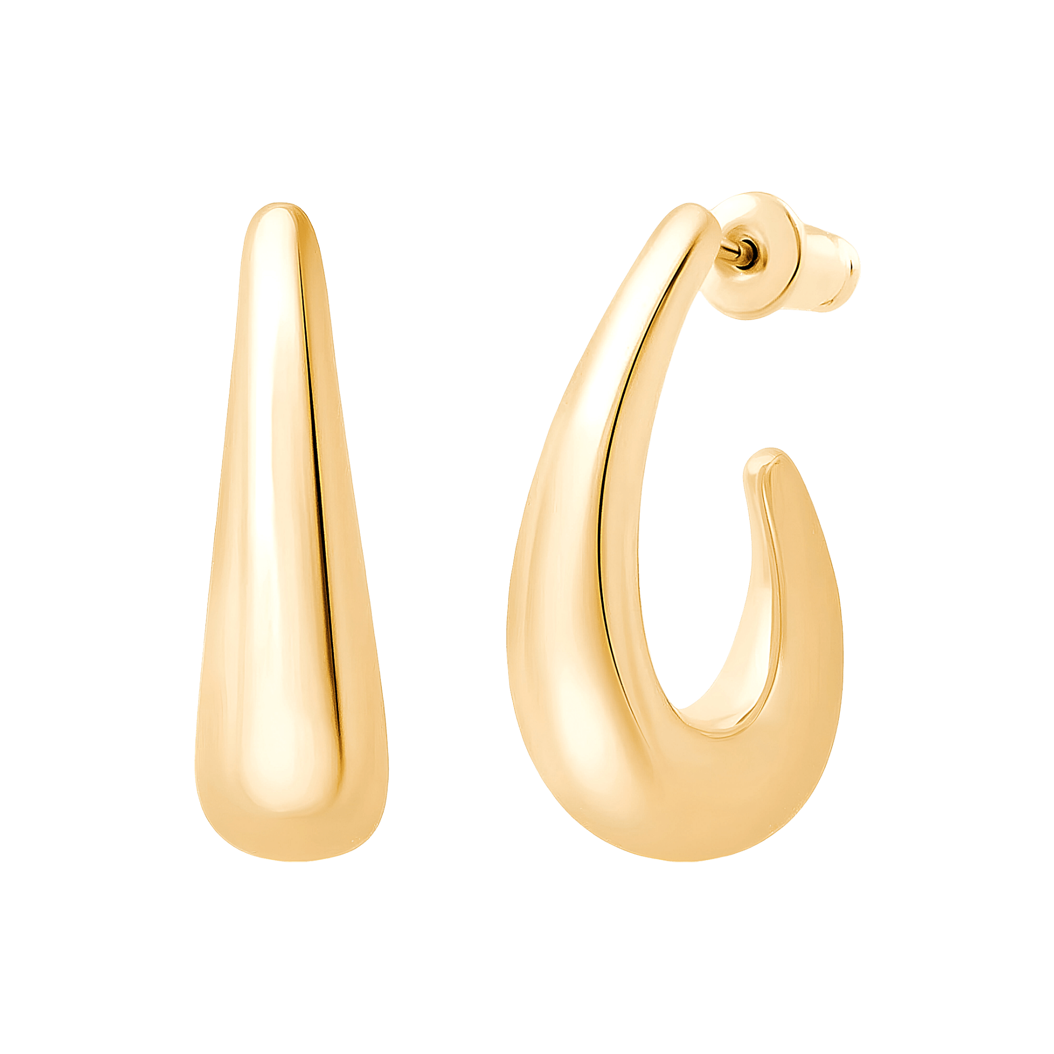 Pukka Berlin Creolen Mota Large, vergoldet