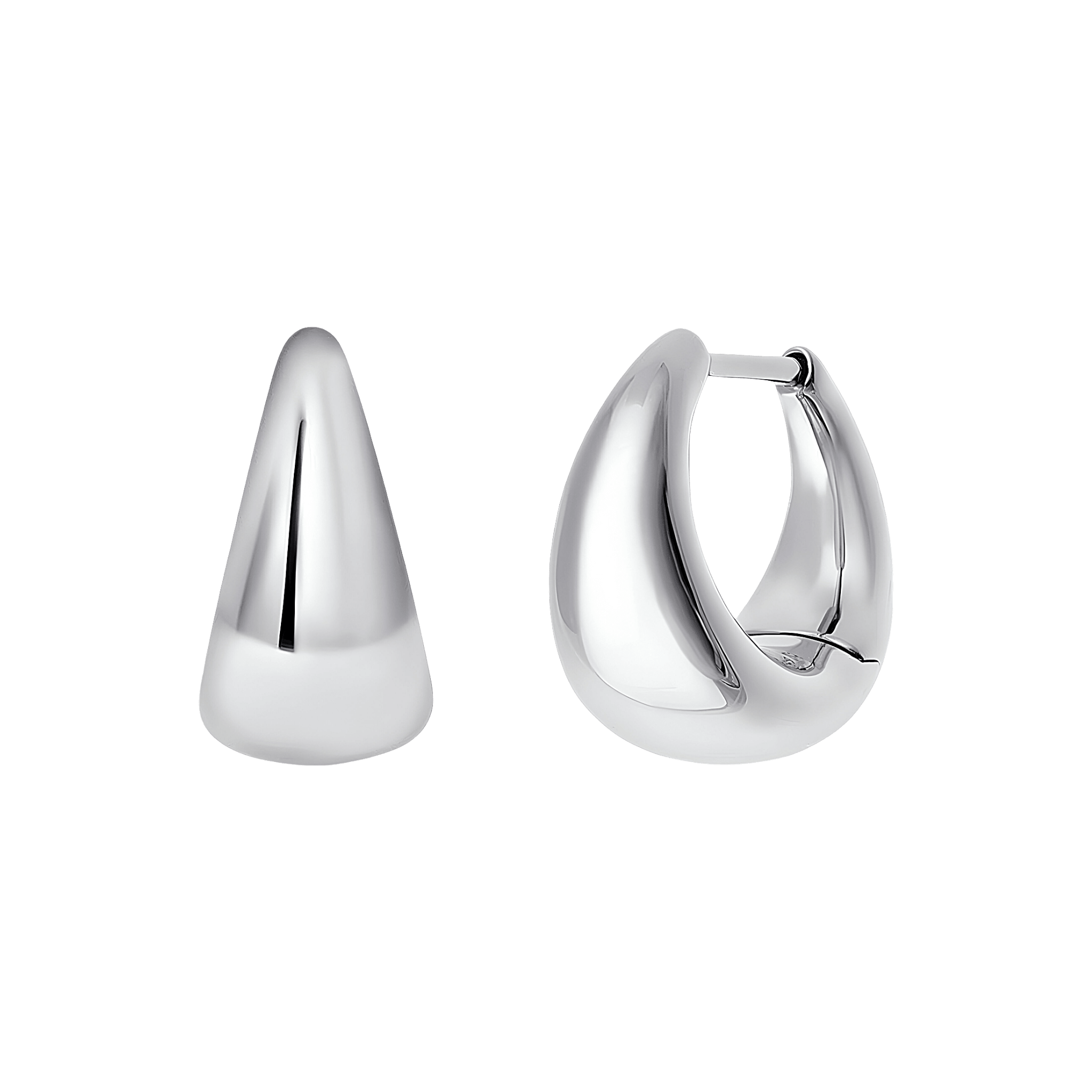 Pukka Berlin Creolen Mota Small, Silber