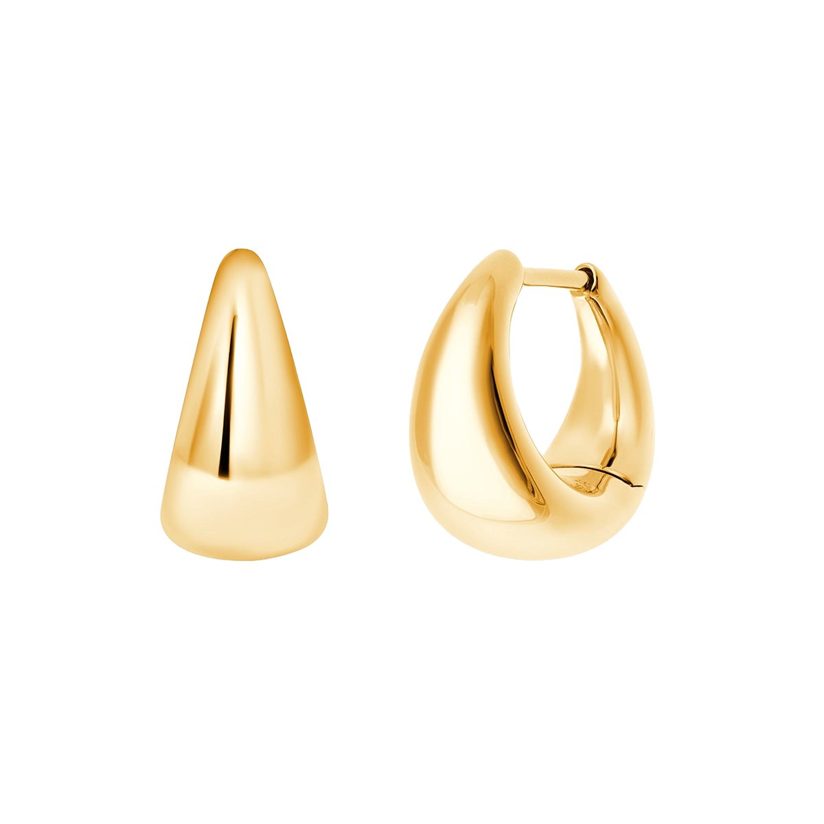 Pukka Berlin Creolen Mota Small, vergoldet