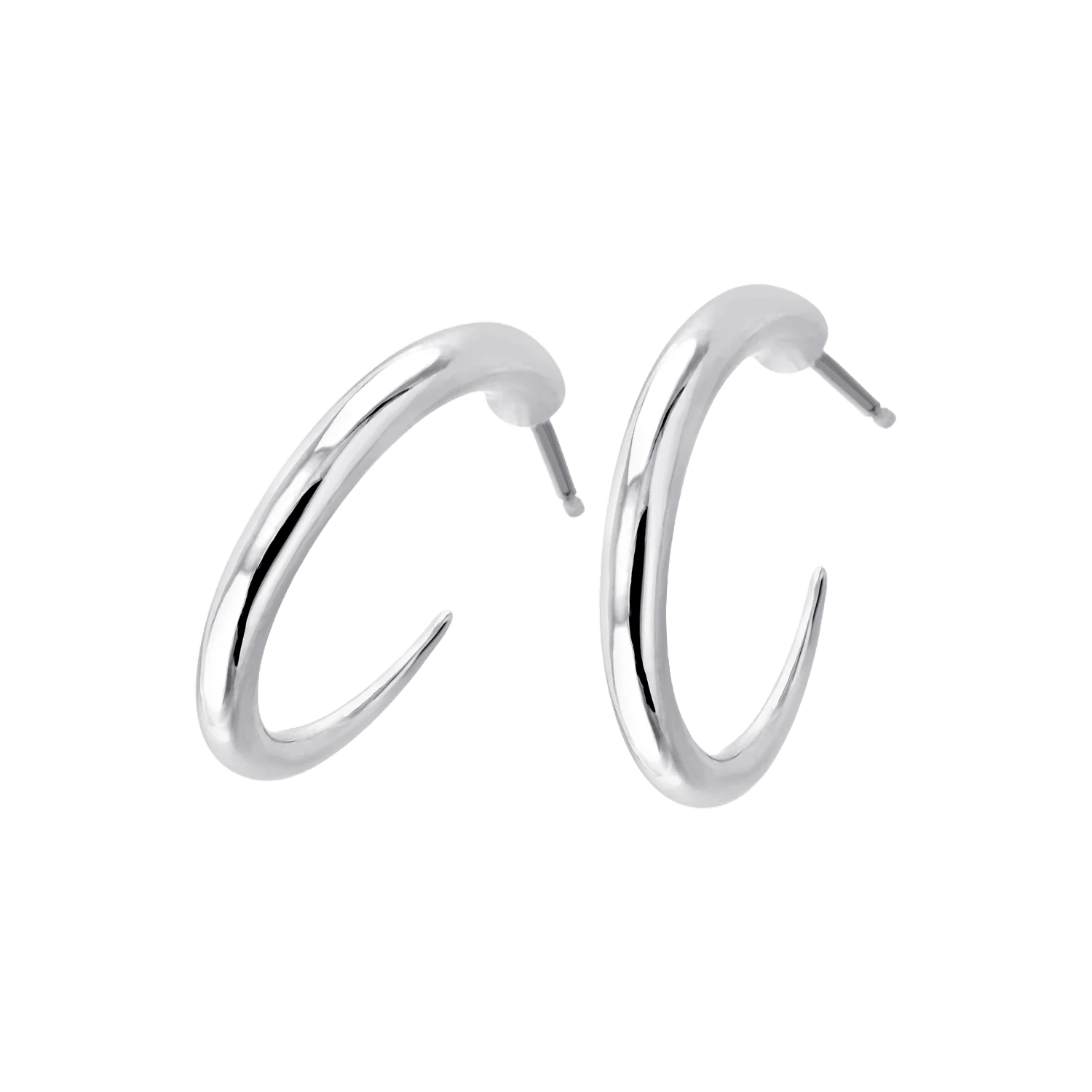 Pukka Berlin Creolen Tembo Medium Open, Silber