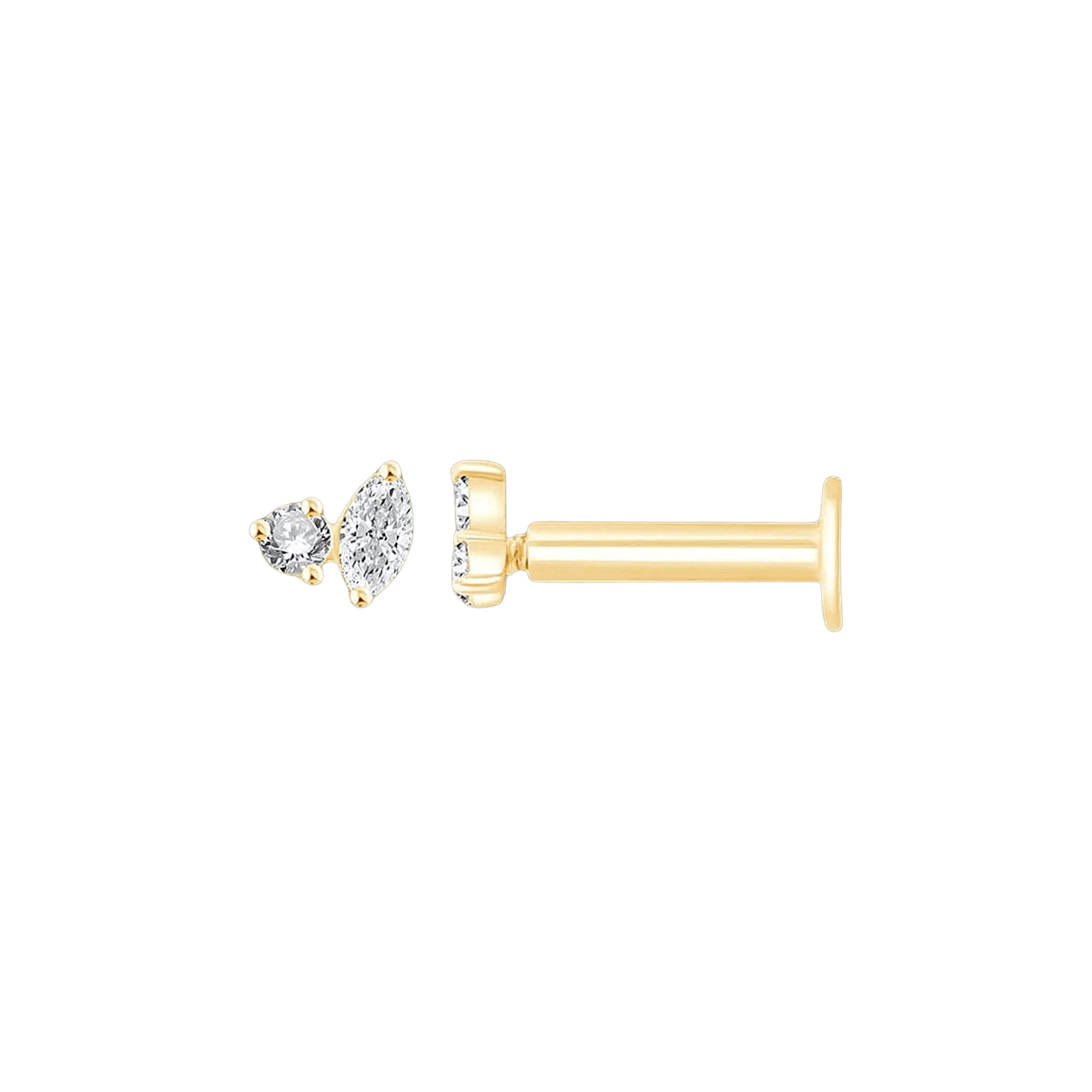 Pukka Berlin Piercing Daisy, 14 K Gelbgold
